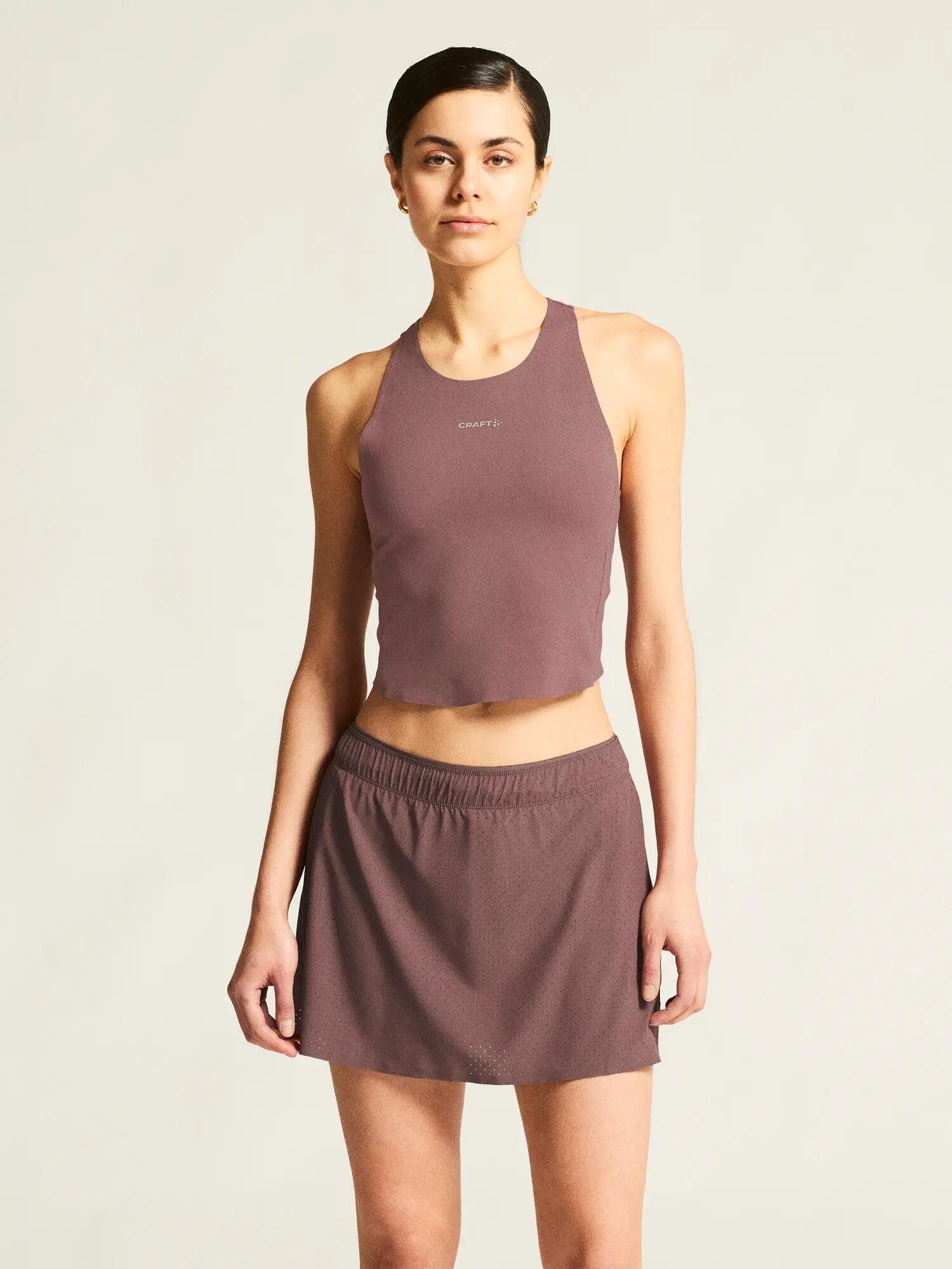 craft Hypervent Cropped Pocket Singlet W – leicht und atmungsaktiv – Flint 6/7