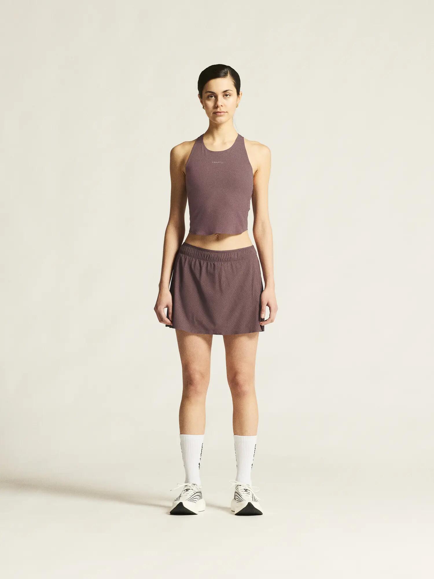 craft Hypervent Cropped Pocket Singlet W – leicht und atmungsaktiv – Flint 5/7