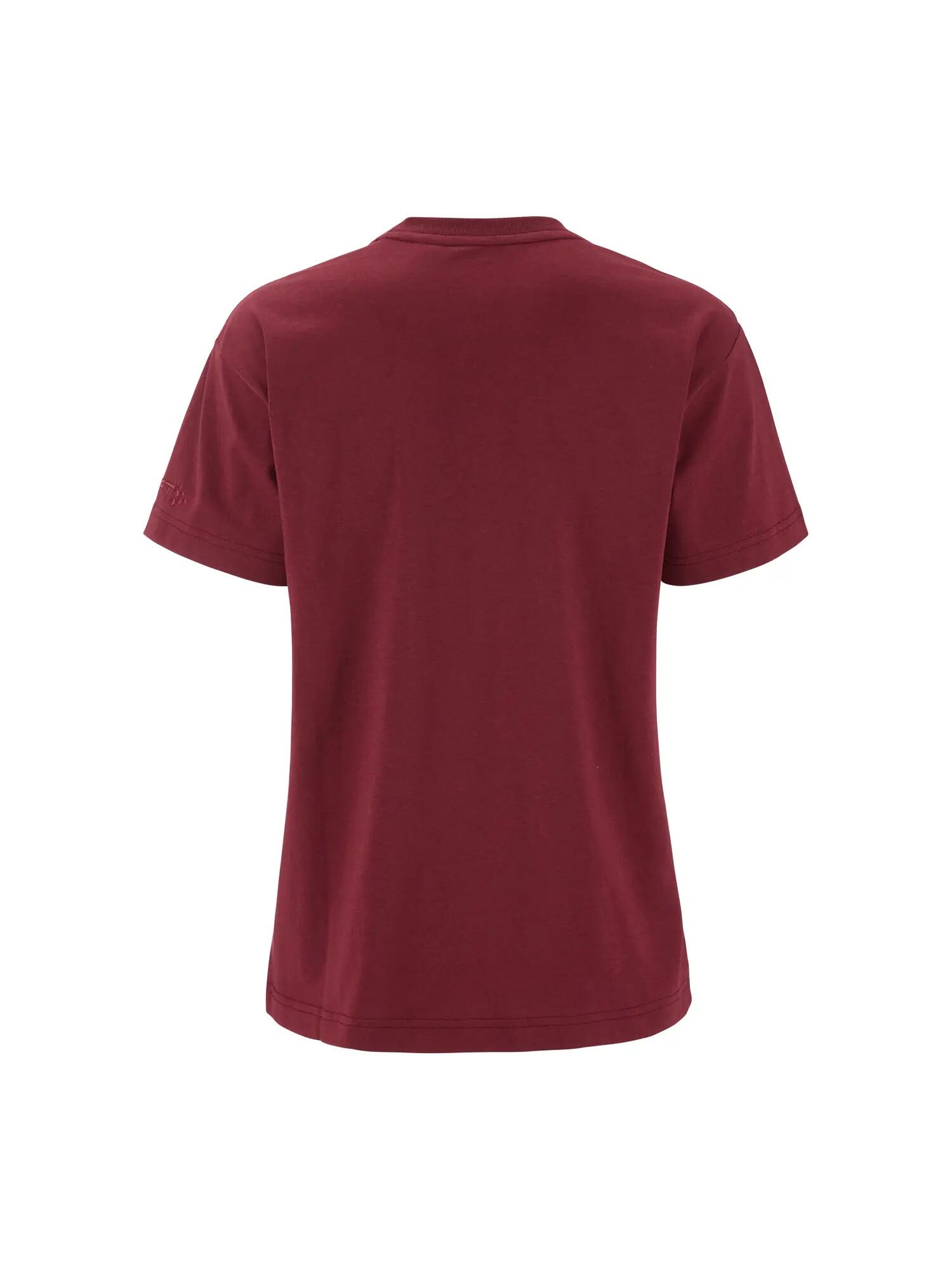 craft Community 2.0 Tee W – Weiches, nachhaltiges T-Shirt – Maroon 2/7