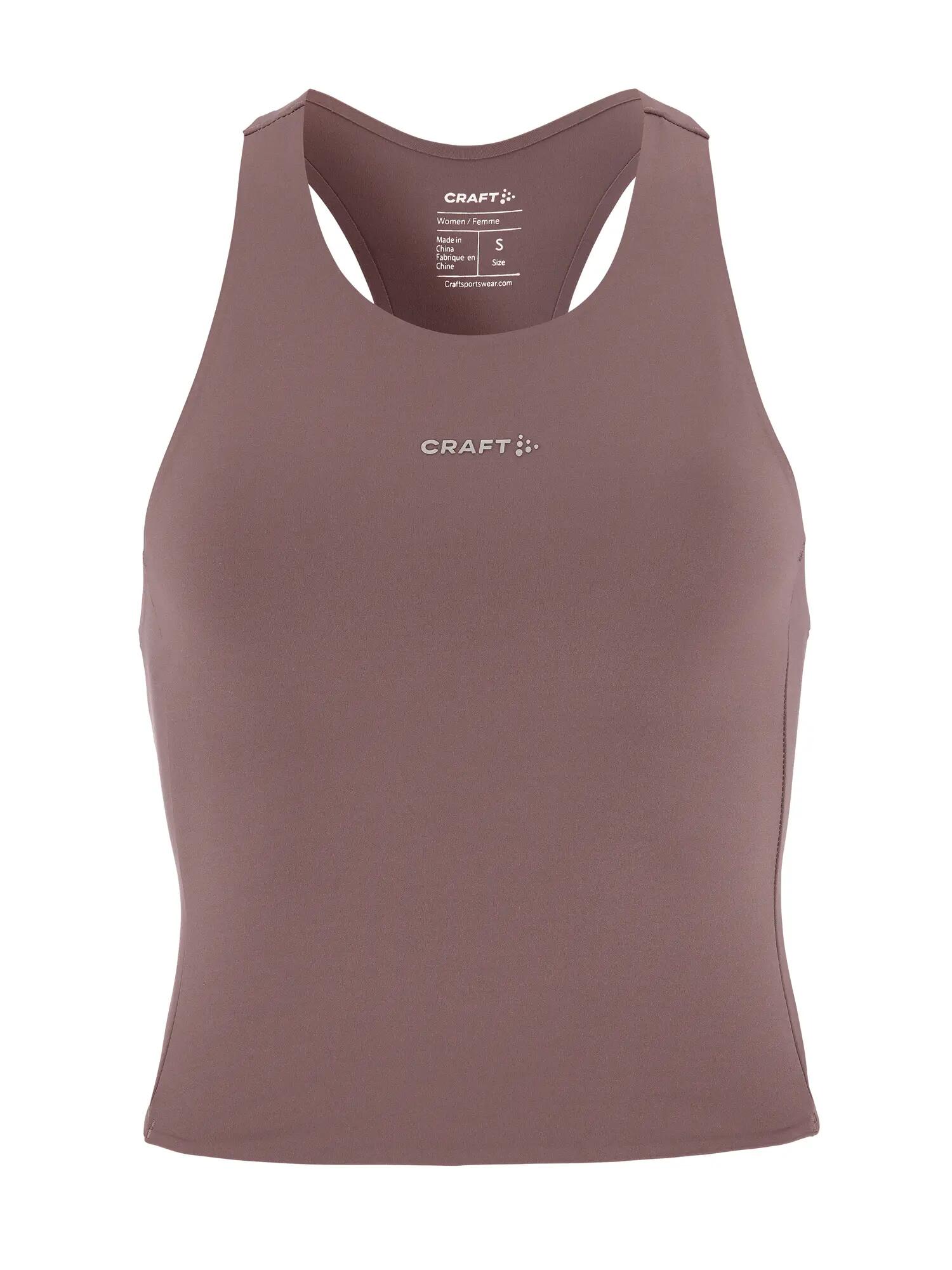 craft Hypervent Cropped Pocket Singlet W – leicht und atmungsaktiv – Flint 3/7