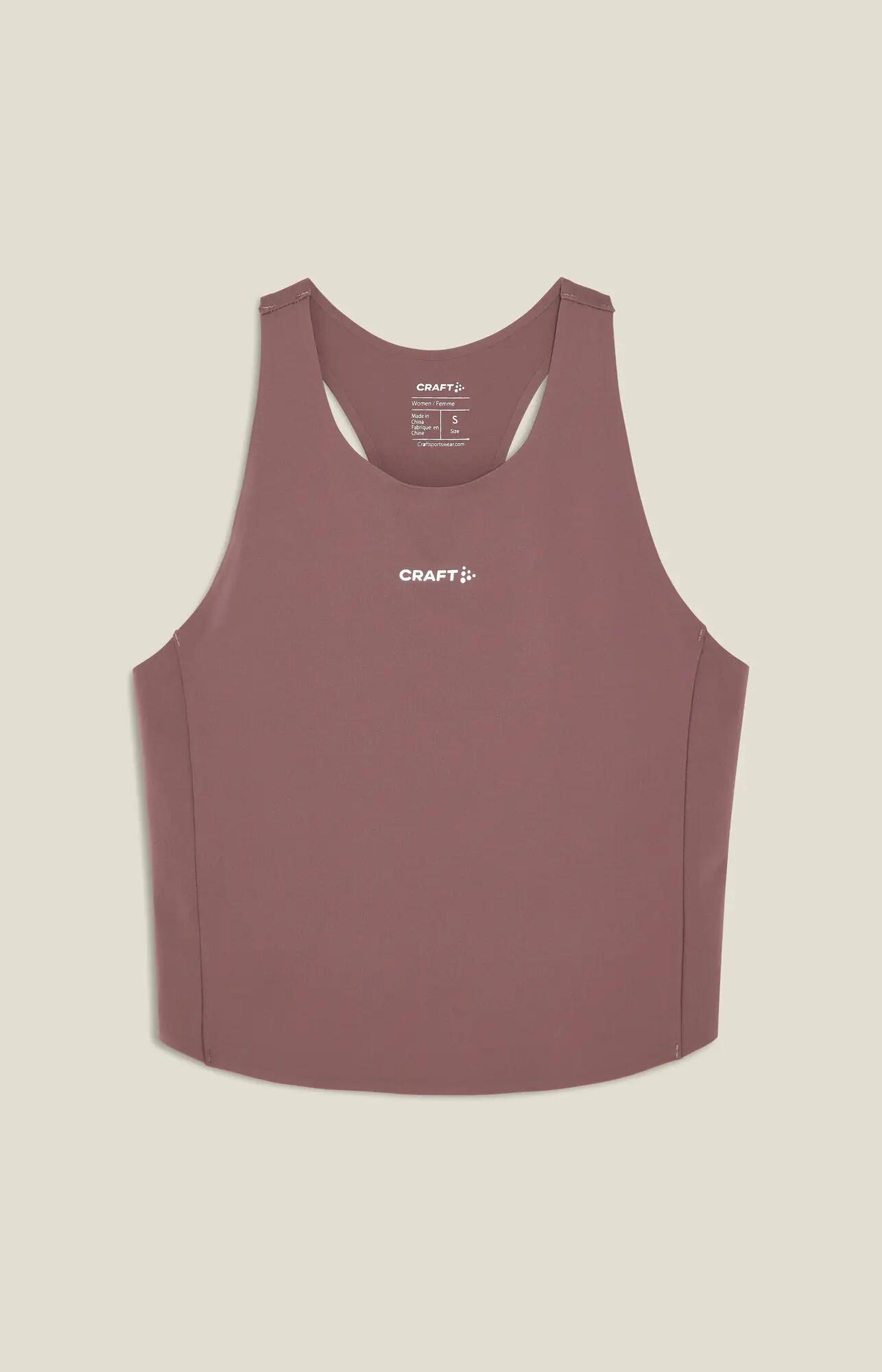 craft Hypervent Cropped Pocket Singlet W – leicht und atmungsaktiv – Flint 2/7