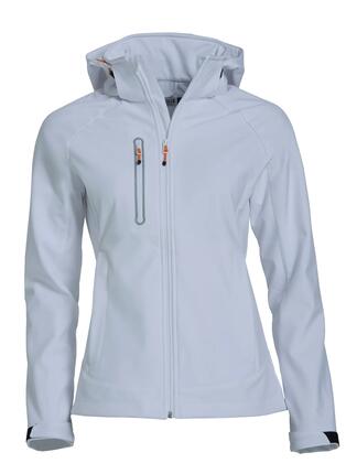 clique Veste Milford Femme - Softshell 3 couches blanche, membrane TPU – white