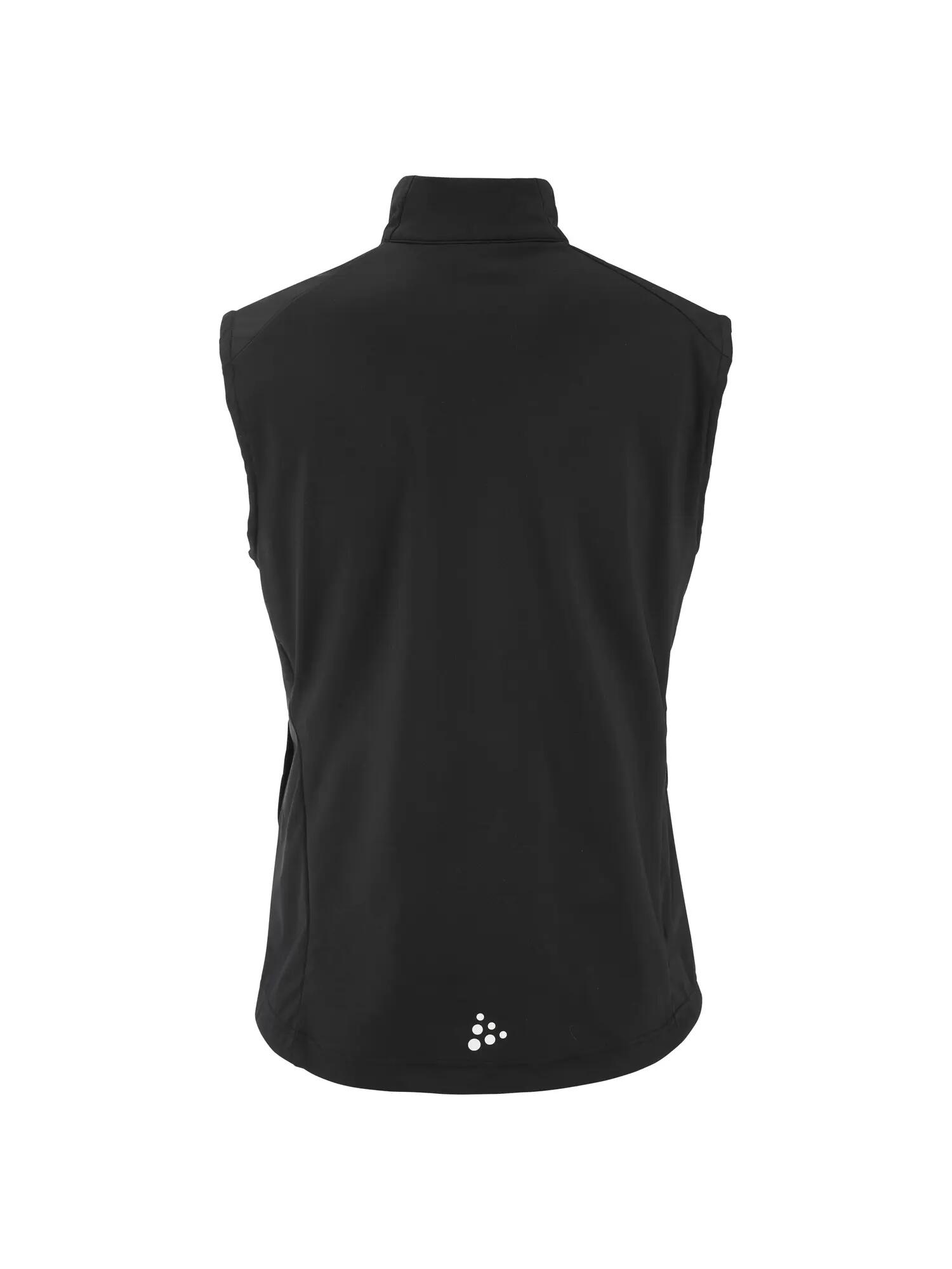 craft Nordic Club 2.0 Vest W — winddichte, isolierte Trainingsweste – Black 2/7