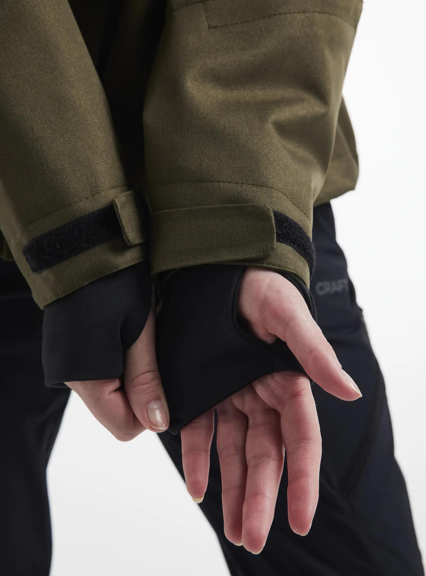 craft Mountain Jacket W wind- en waterdicht van gerecycled polyester – Botanic 6/7