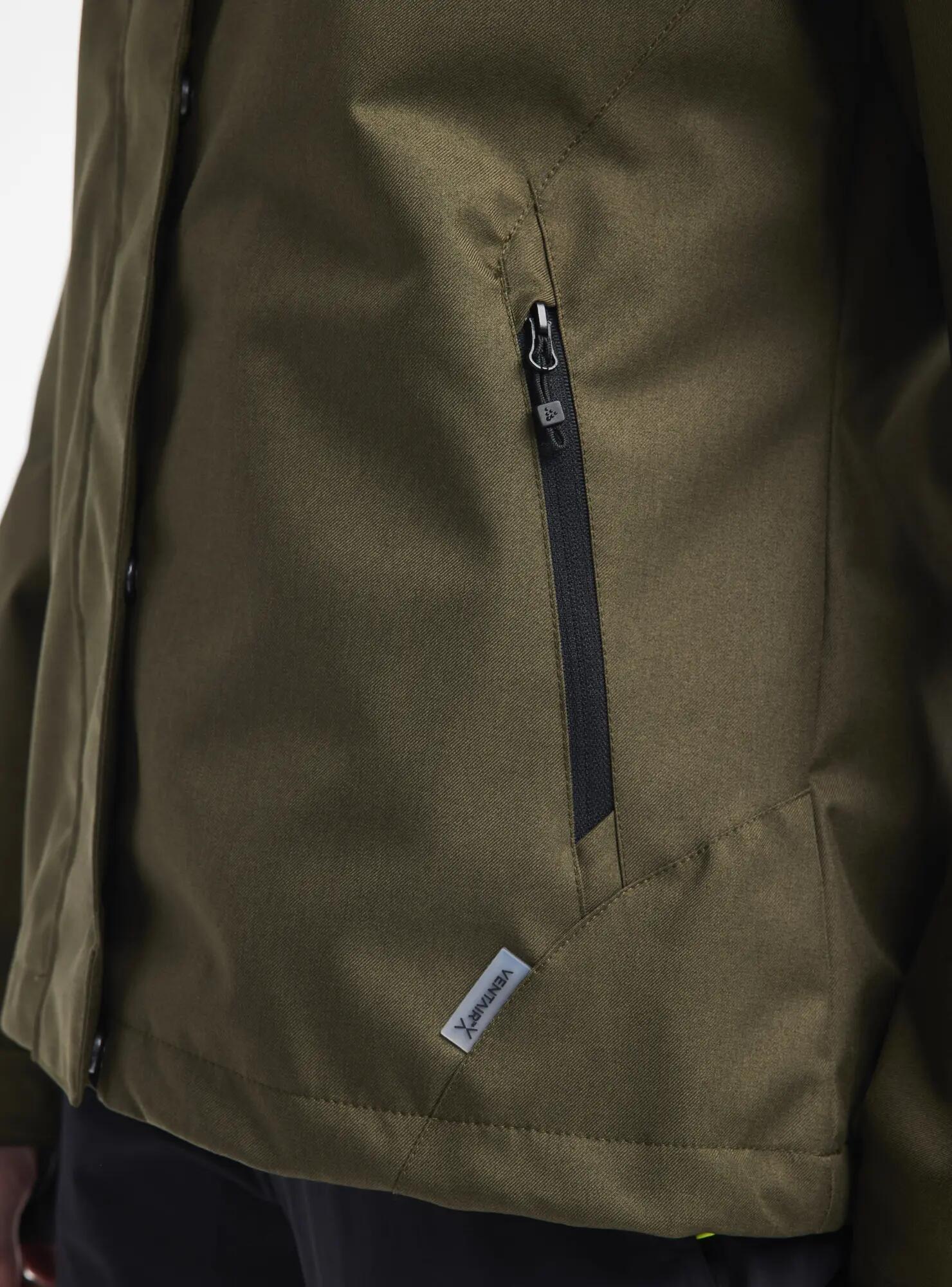 craft Mountain Jacket W wind- en waterdicht van gerecycled polyester – Botanic 5/7