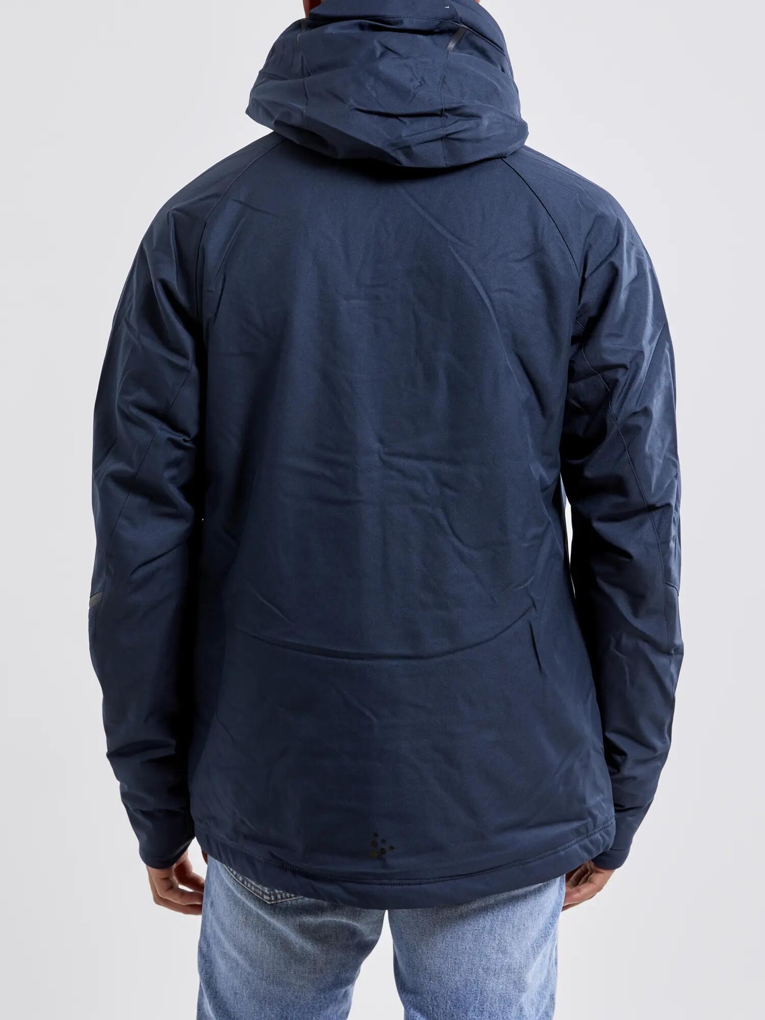 craft Mountain Padded Jacket M – Gewatteerde jas met afneembare capuchon – Dark 4/7