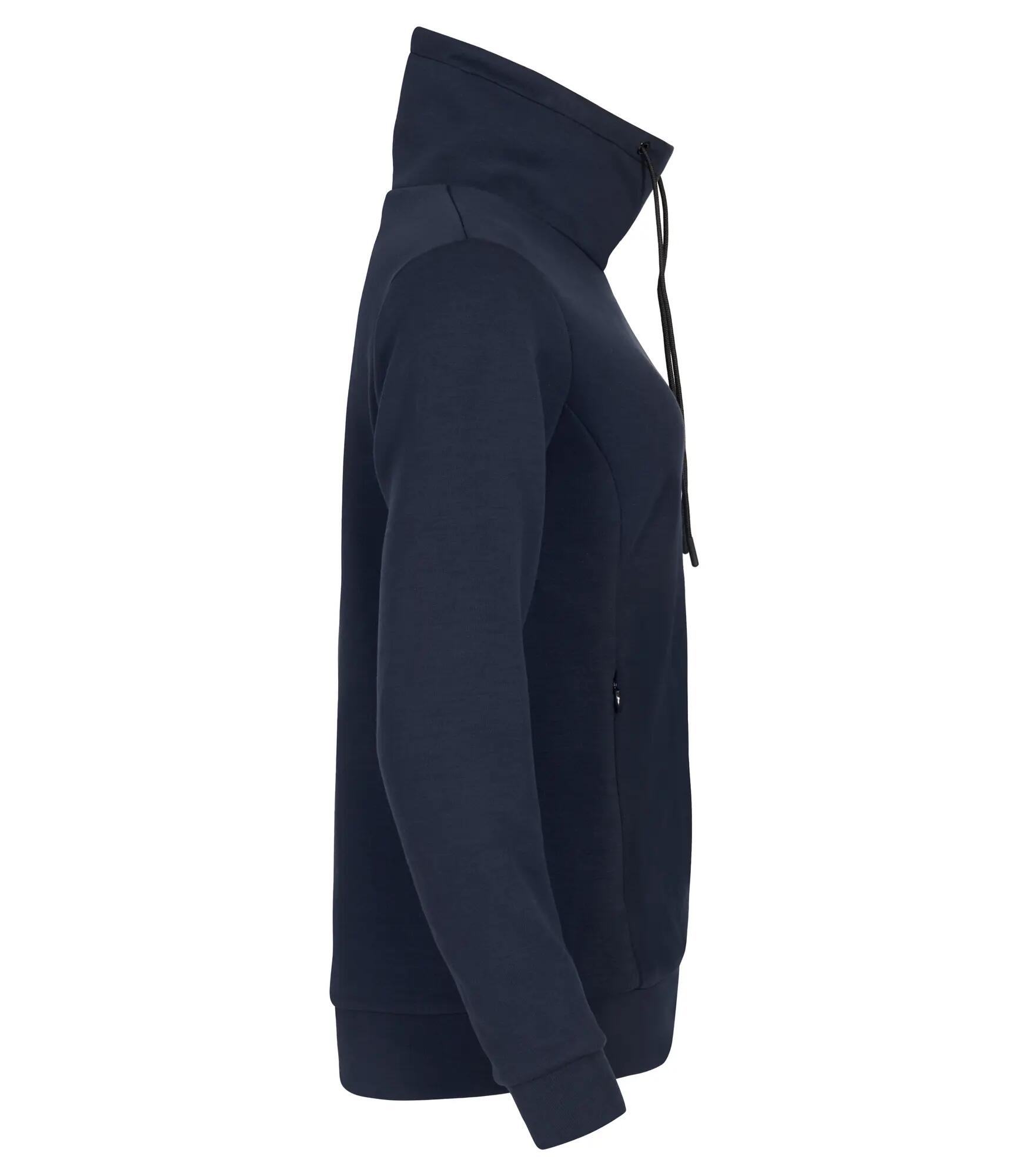 clique Hobart Women sudadera cuello alto en tejido air-layer – Dark Navy 4/4