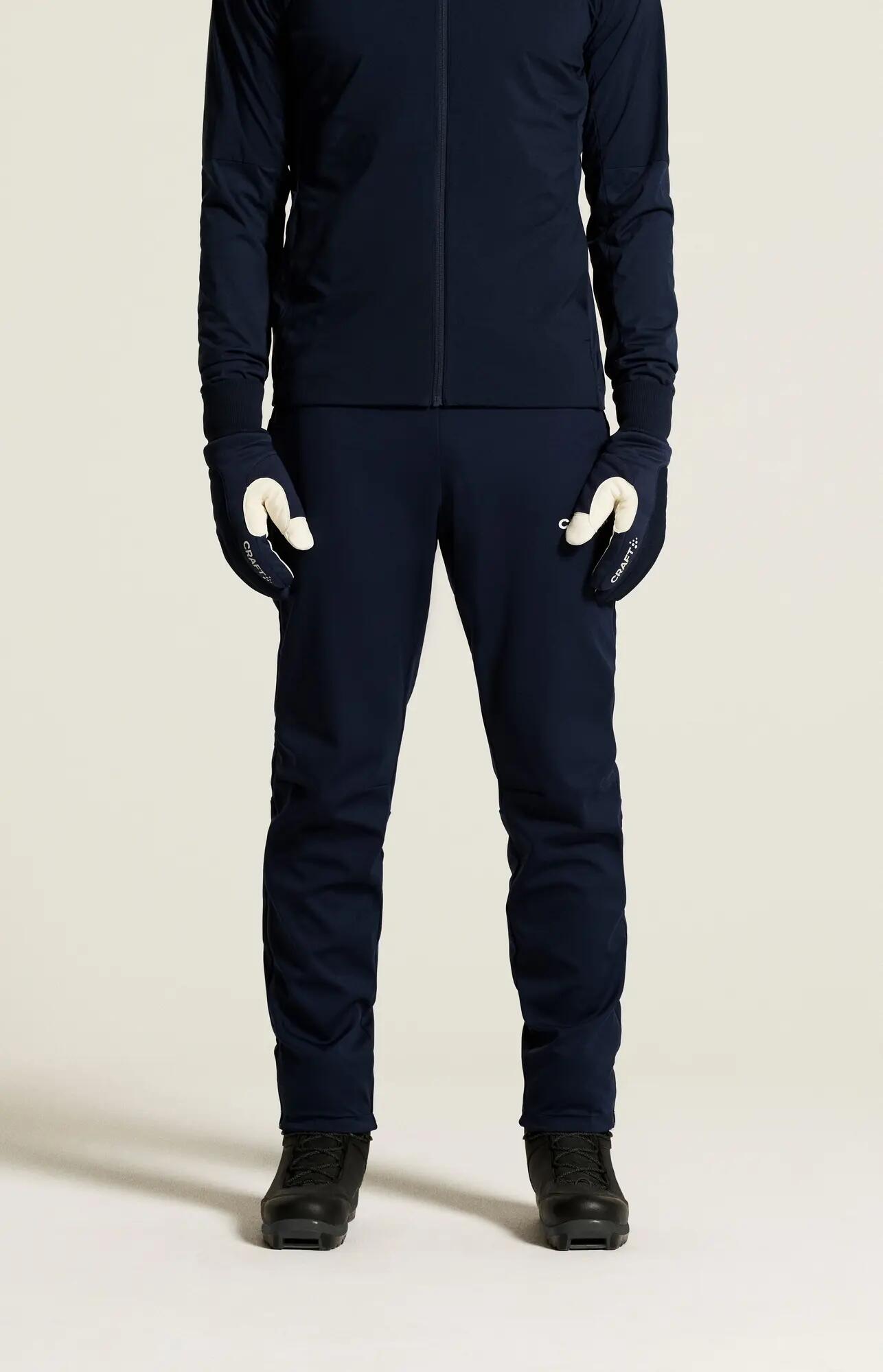craft Nordic Club 2.0 FZ Pants M – calças softshell impermeáveis com fechos 6/7