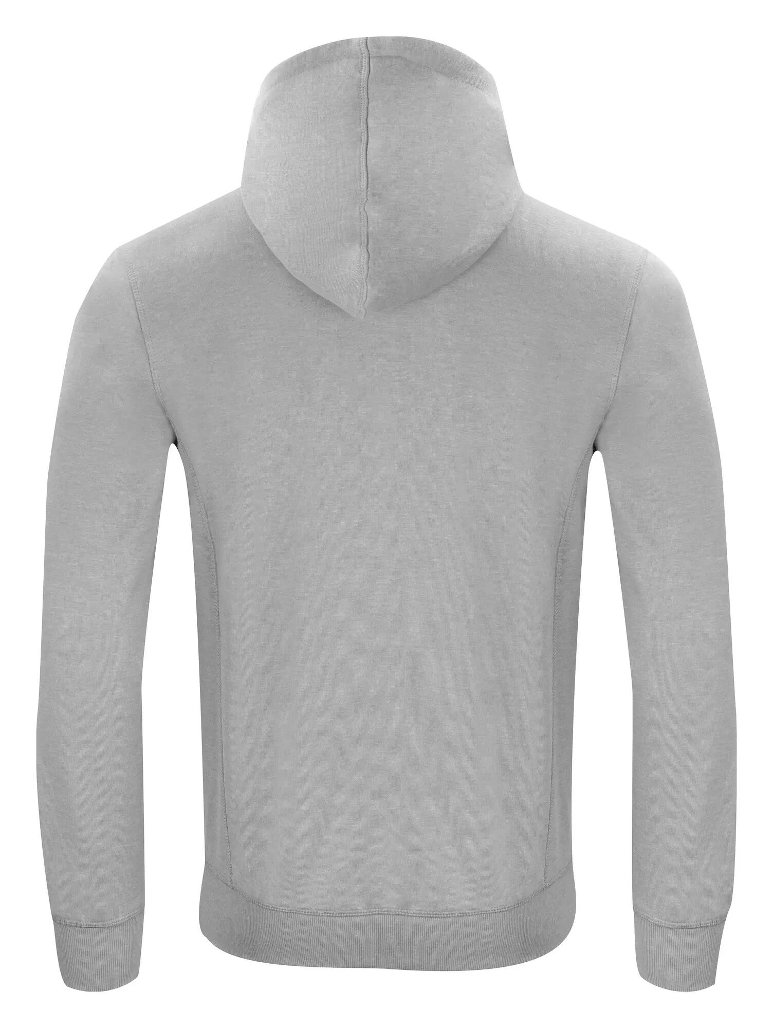 clique Classic Hoody Full Zip – Hoodie com capuz cinza mesclado – grey melange 2/4