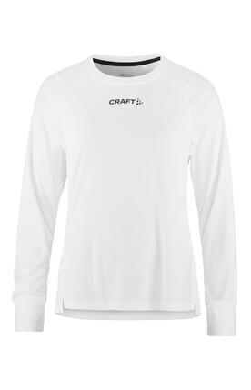craft Rush 2.0 LS Tee W – tee-shirt manches longues léger et respirant – White