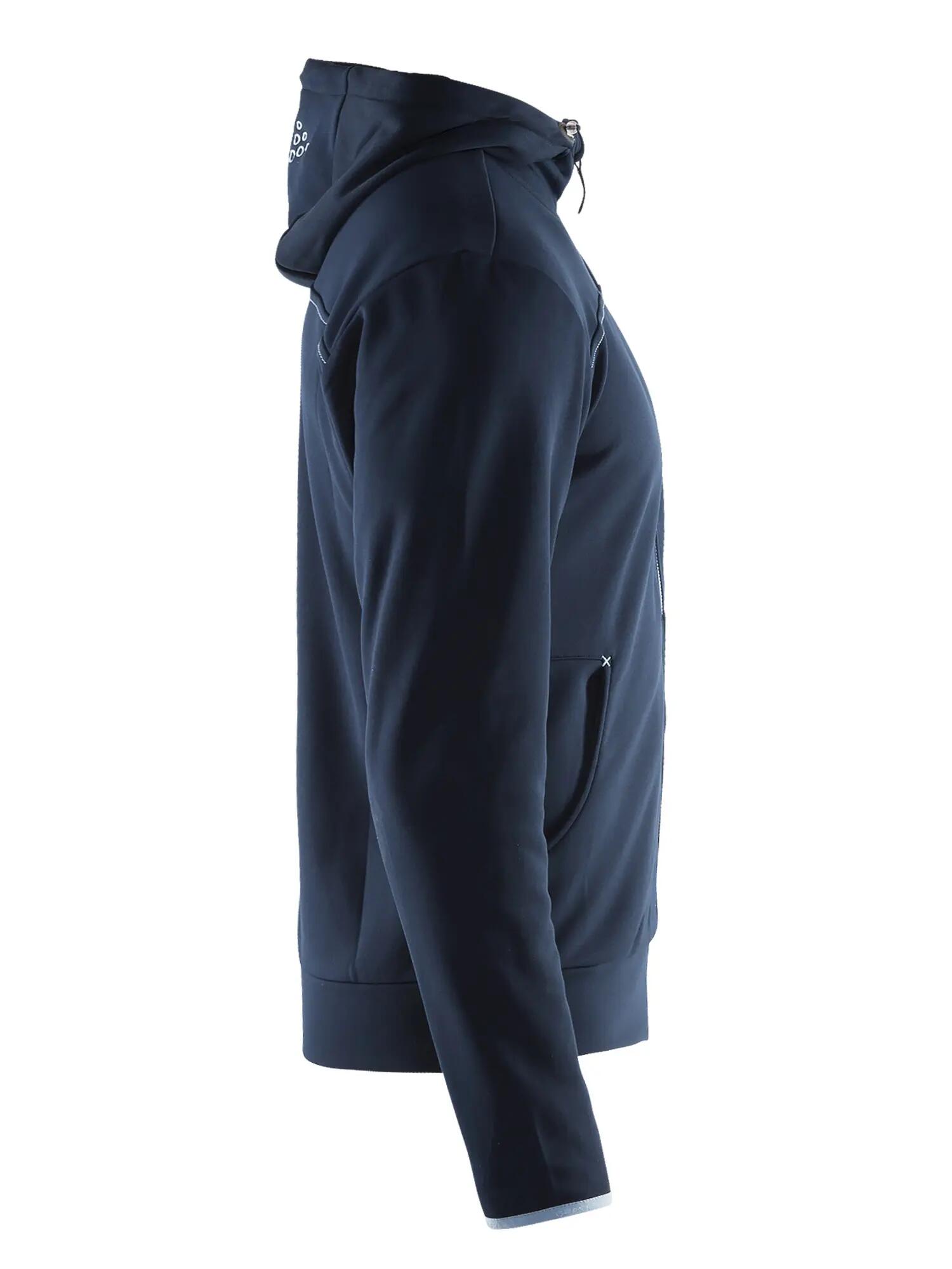 craft Leisure Full Zip Hood M Kapuzenjacke aus Polyester – Dk Marineblau 4/4