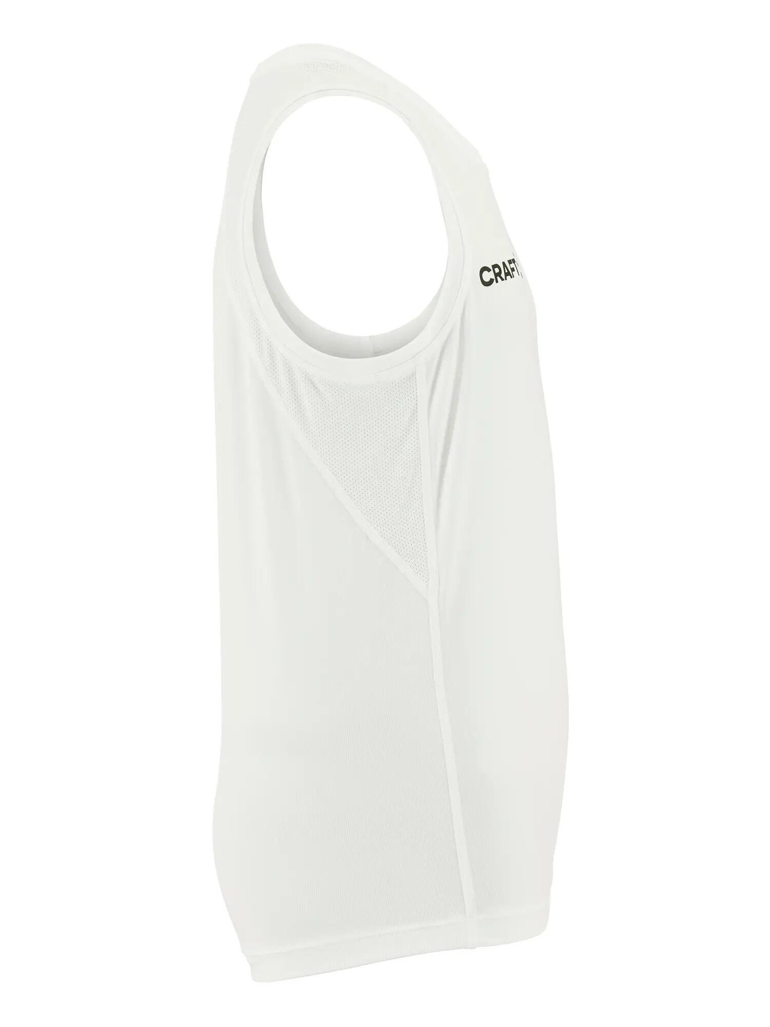 craft Ability SL Tee JR ärmelloses Trainingstop atmungsaktiv – White 4/4