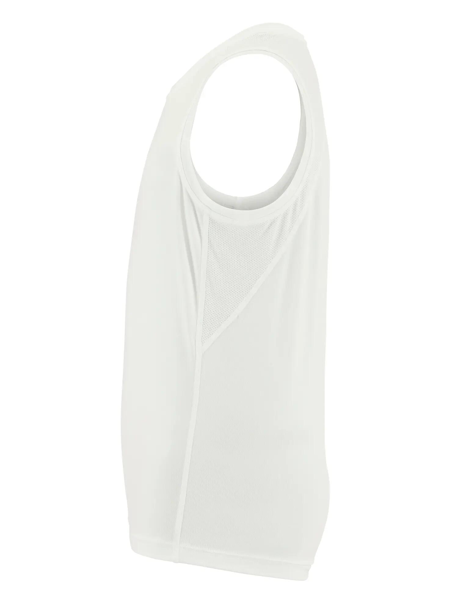 craft Ability SL Tee JR ärmelloses Trainingstop atmungsaktiv – White 3/4