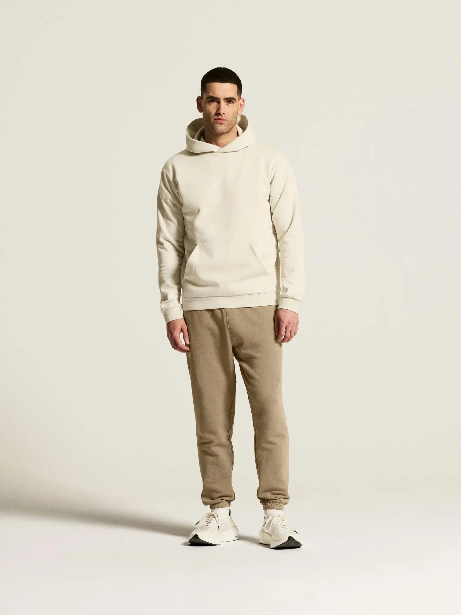 craft Community 2.0 Hoodie M – Organischer Baumwollmix, bürstet – Tofu 6/7