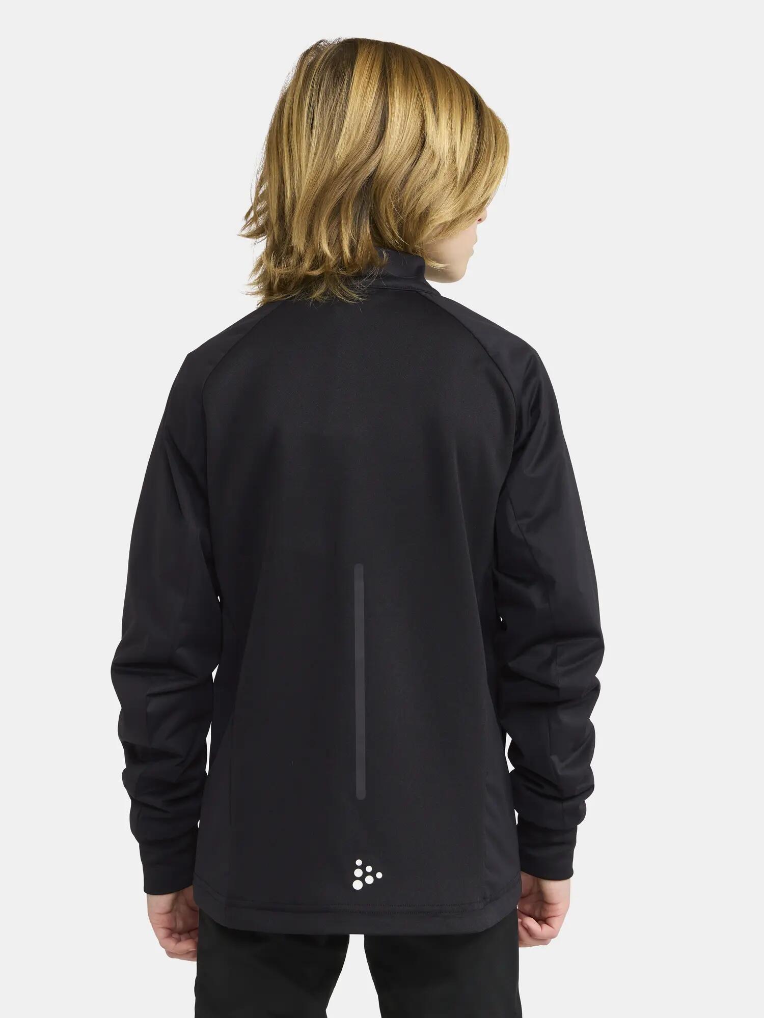 craft ADV Nordic Club Jacket Jr - Trainingsjacke isoliert – Black 7/7