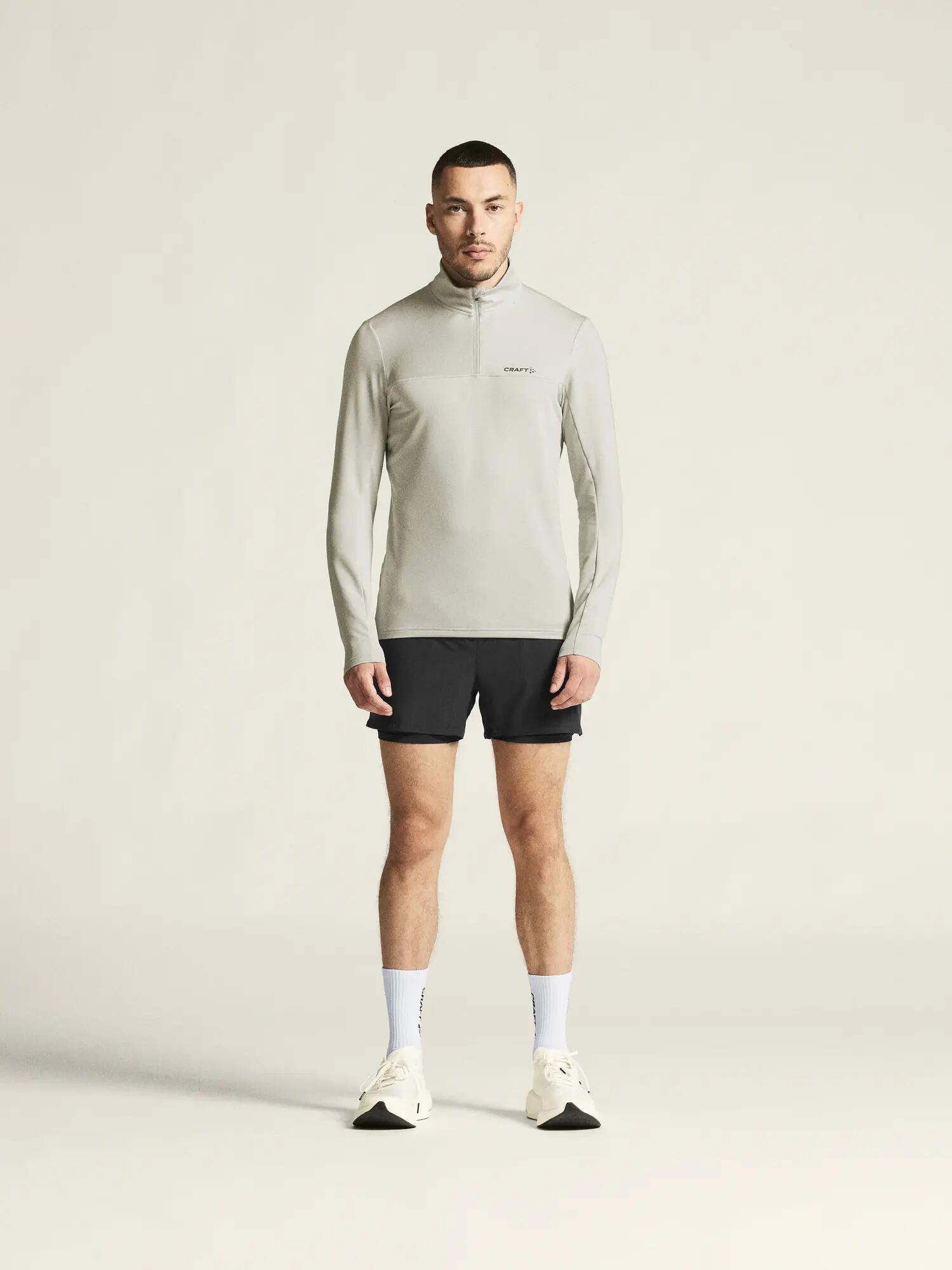 craft Gain Midlayer M Halbzip aus weichem Stoff – Cloud 4/7