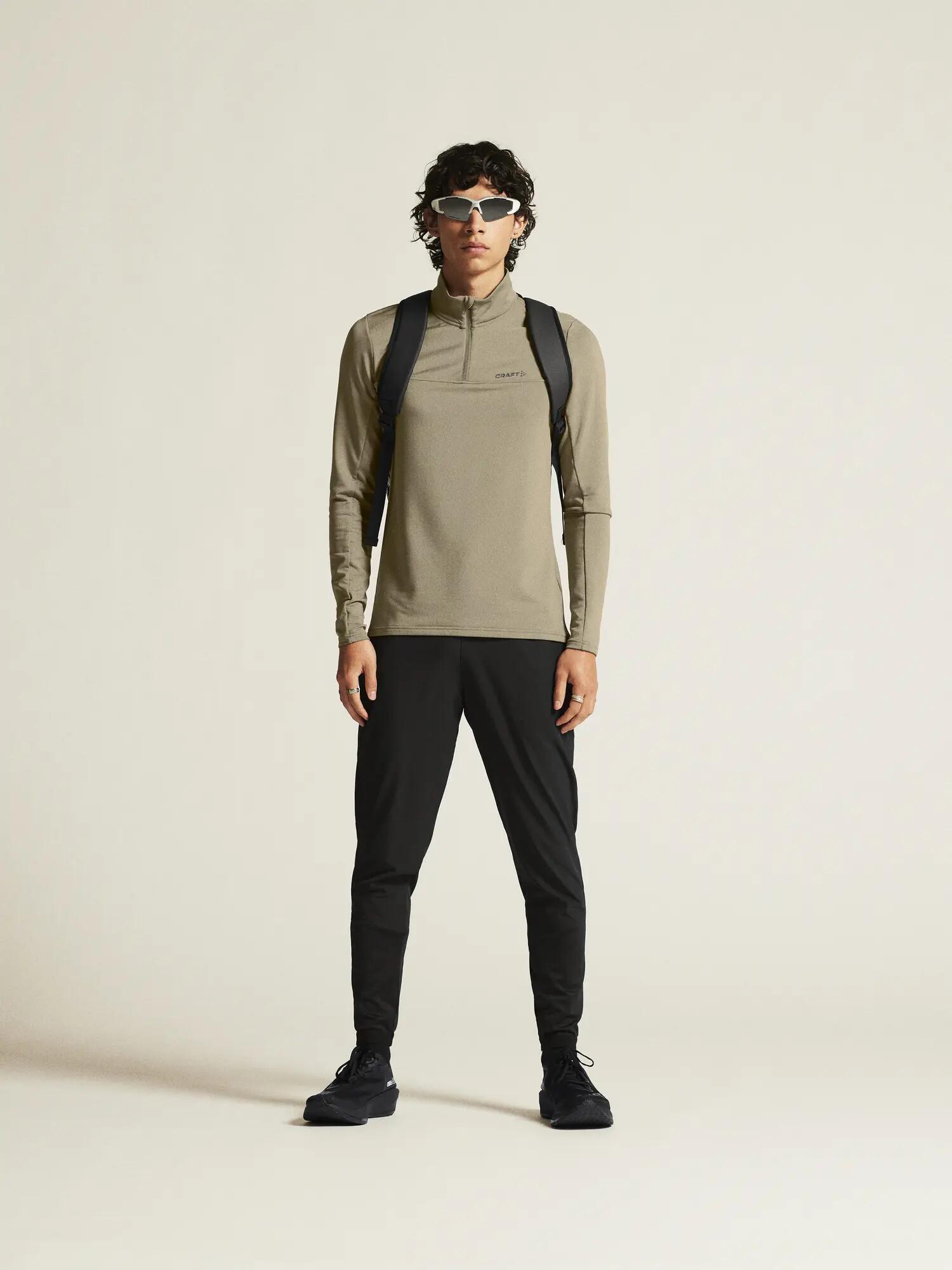 craft Gain Midlayer M half-zip — zeer zachte, licht geborsteld binnenzijde – Raw 5/7
