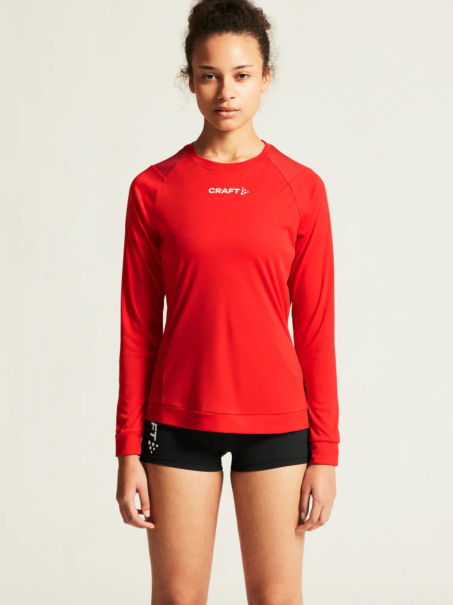 craft Rush 2.0 LS Tee W — Langarm-Trainingsshirt, atmungsaktiv – Bright Red 7/7