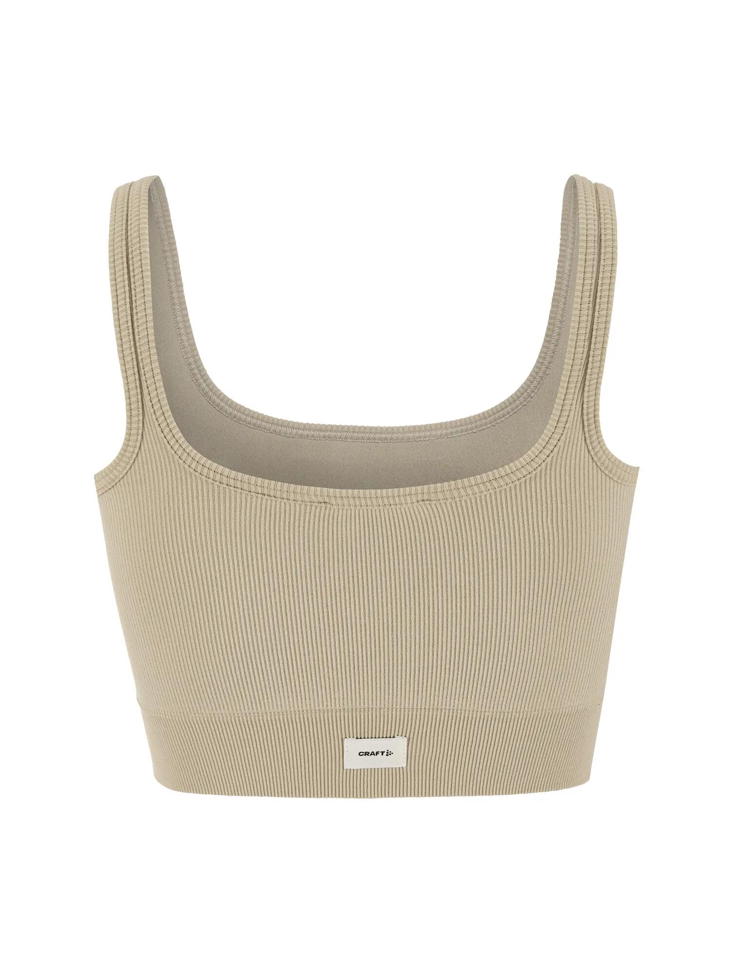 craft Collective Rib Sport-BH mit gepolsterten Cups – Hay 2/2