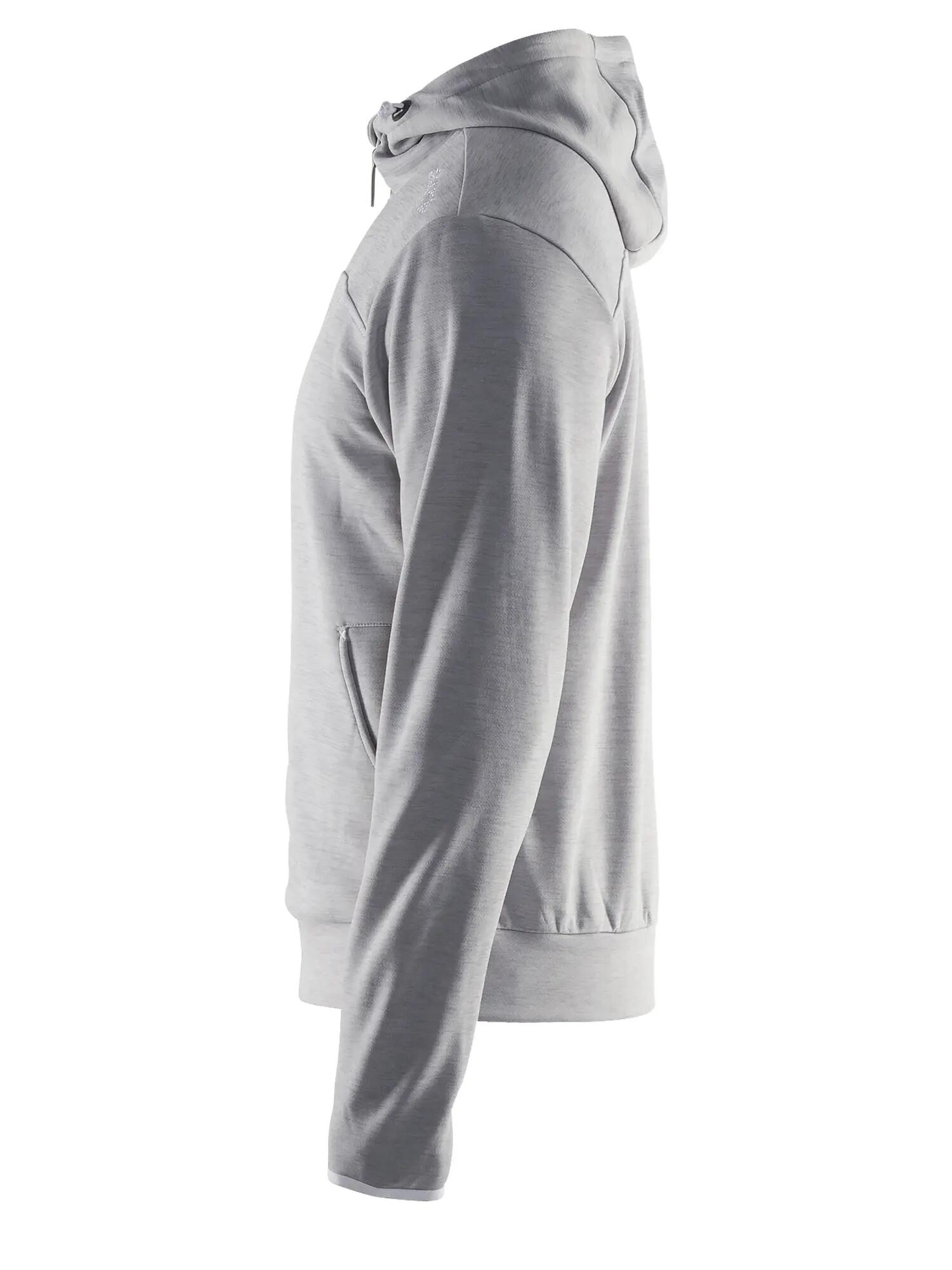 craft Leisure Full Zip Hood M veste à capuche confortable 100% polyester – Grey 3/5