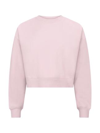 clique Miami Cropped Krótka bluza z bawełny i poliestru z recyklingu – Candy