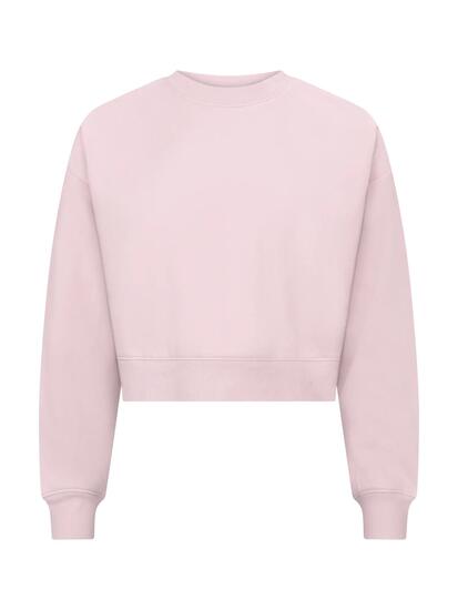 clique Miami Cropped Krótka bluza z bawełny i poliestru z recyklingu – Candy