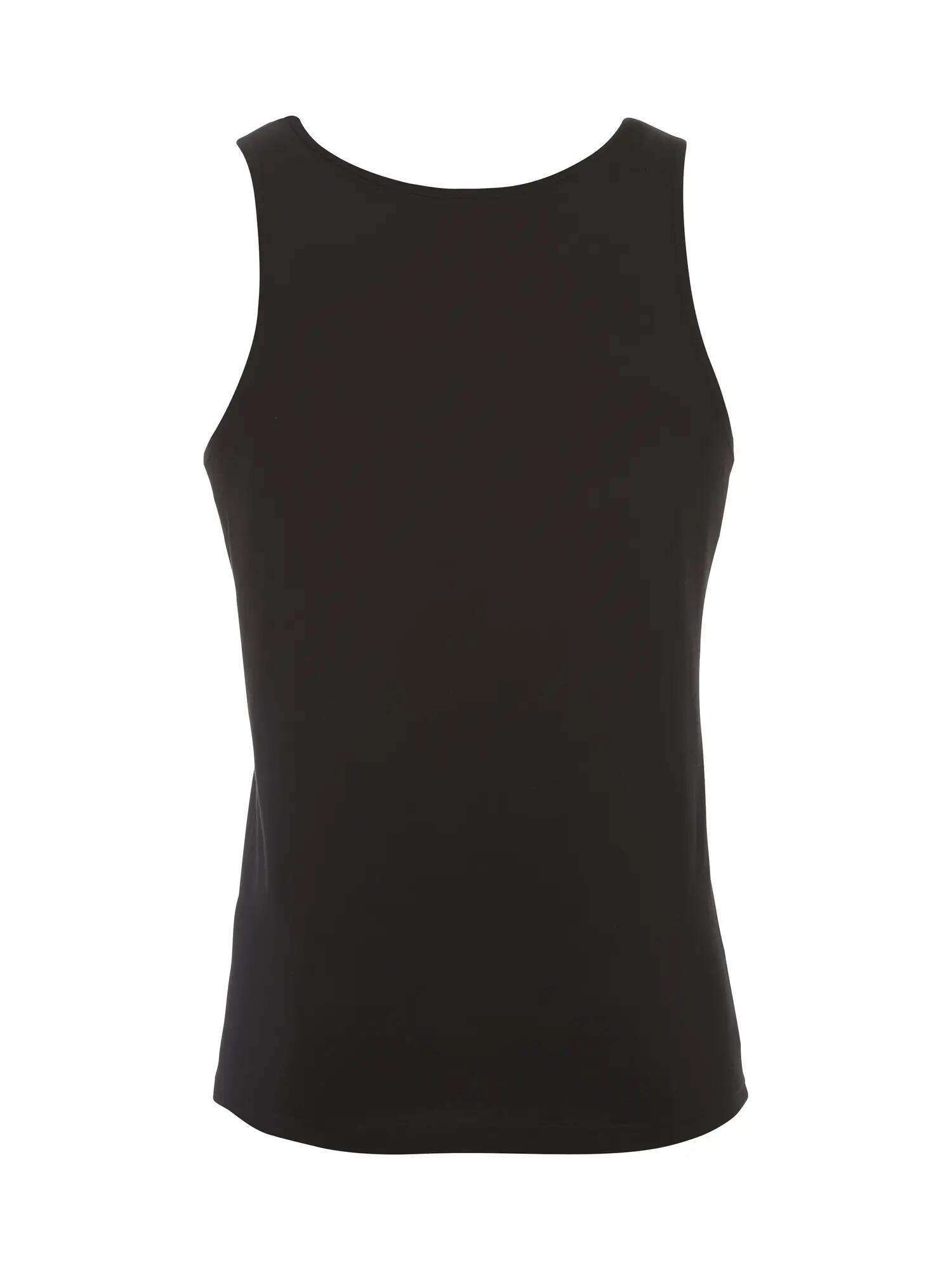 clique Classic Tanktop homem em algodão, sem mangas, etiqueta removível – black 2/4