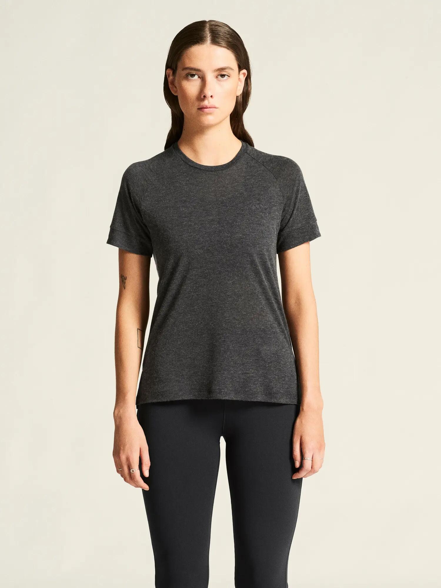 craft Wool SS Tee W - Kurzarmshirt aus recyceltem Polyester und Wolle – Slate 4/7
