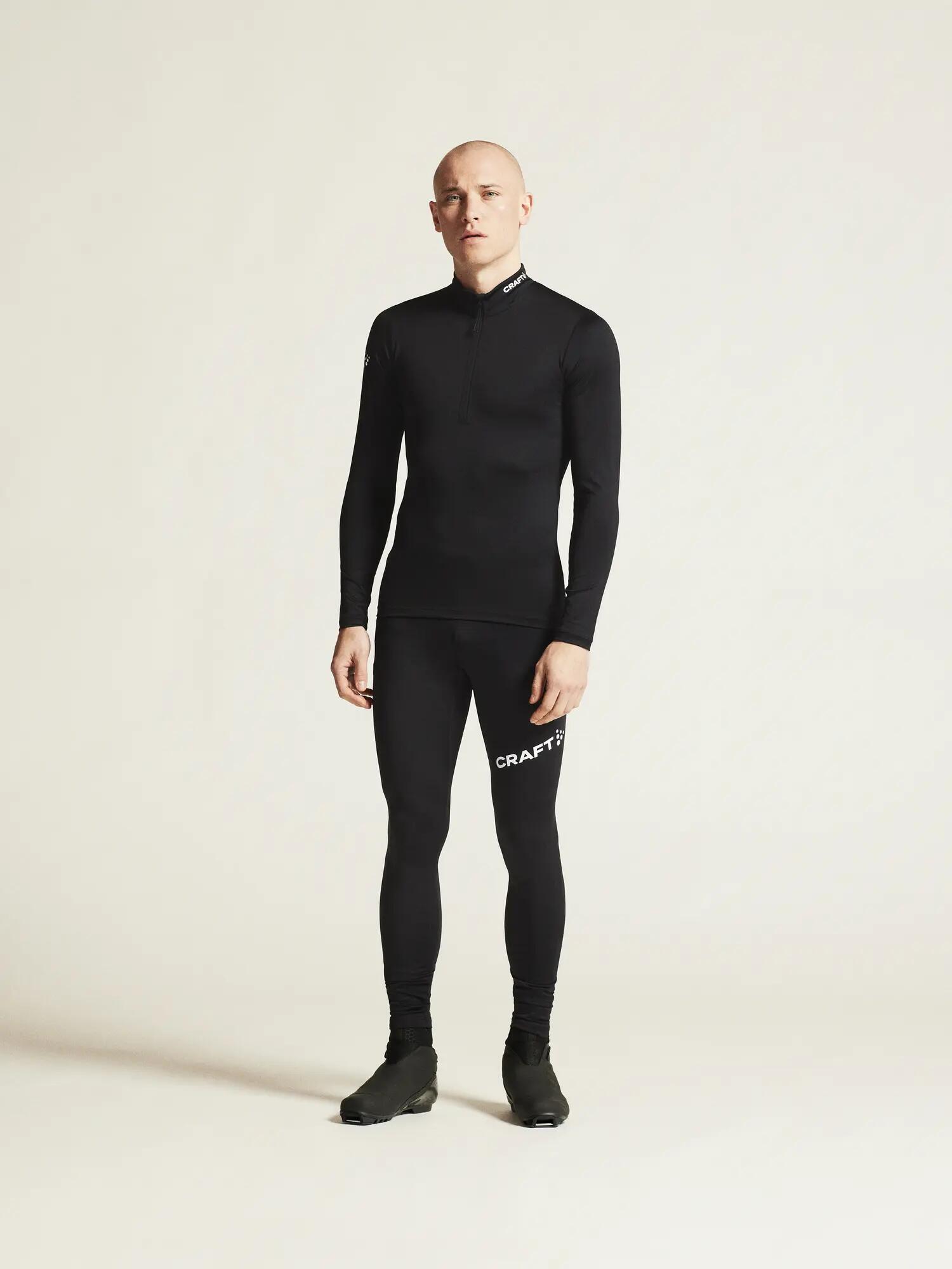 craft ADV Nordic Club Jersey M – Maglia XC elasticizzata – Black/White 3/7