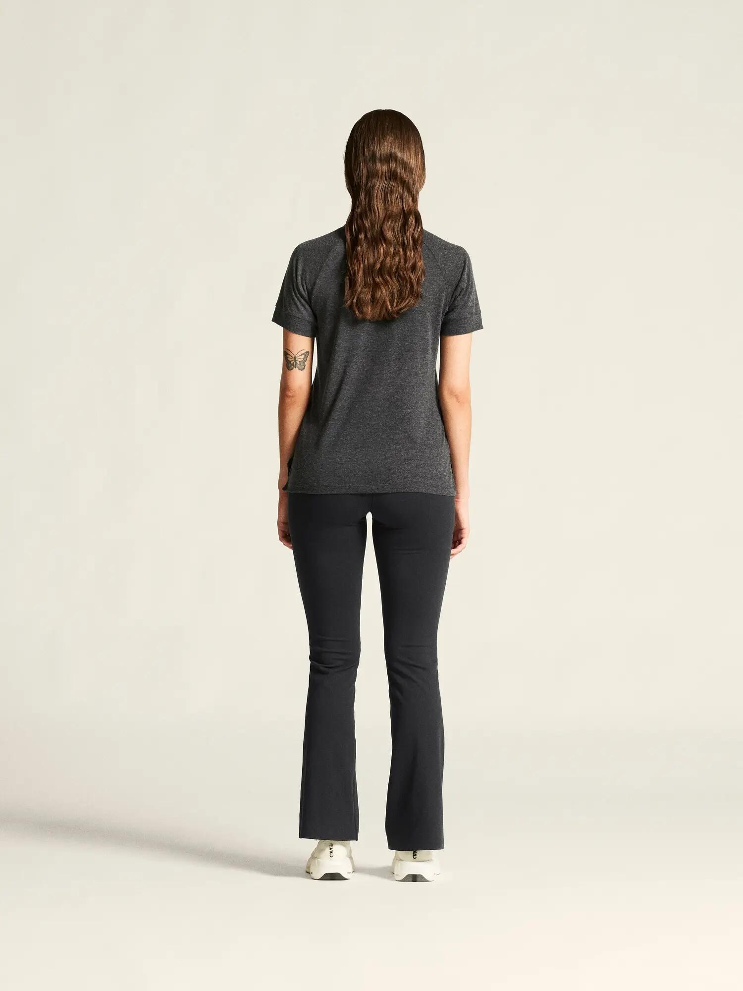 craft Wool SS Tee W - Kurzarmshirt aus recyceltem Polyester und Wolle – Slate 3/7