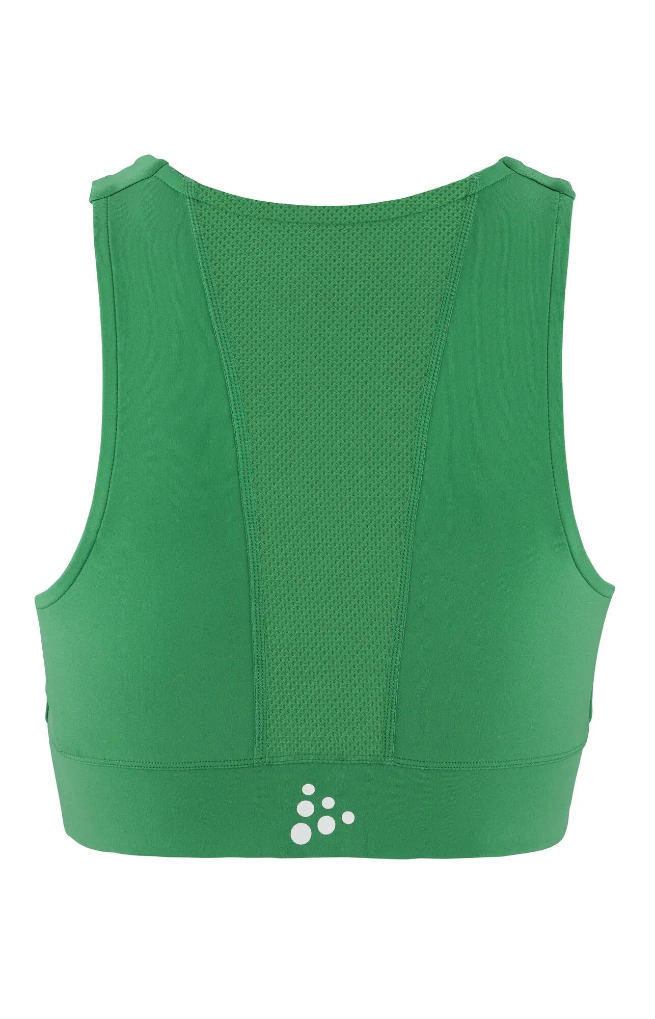 craft Rush 2.0 Crop Top W – atmungsaktives Trainingstop – Team Green 2/7