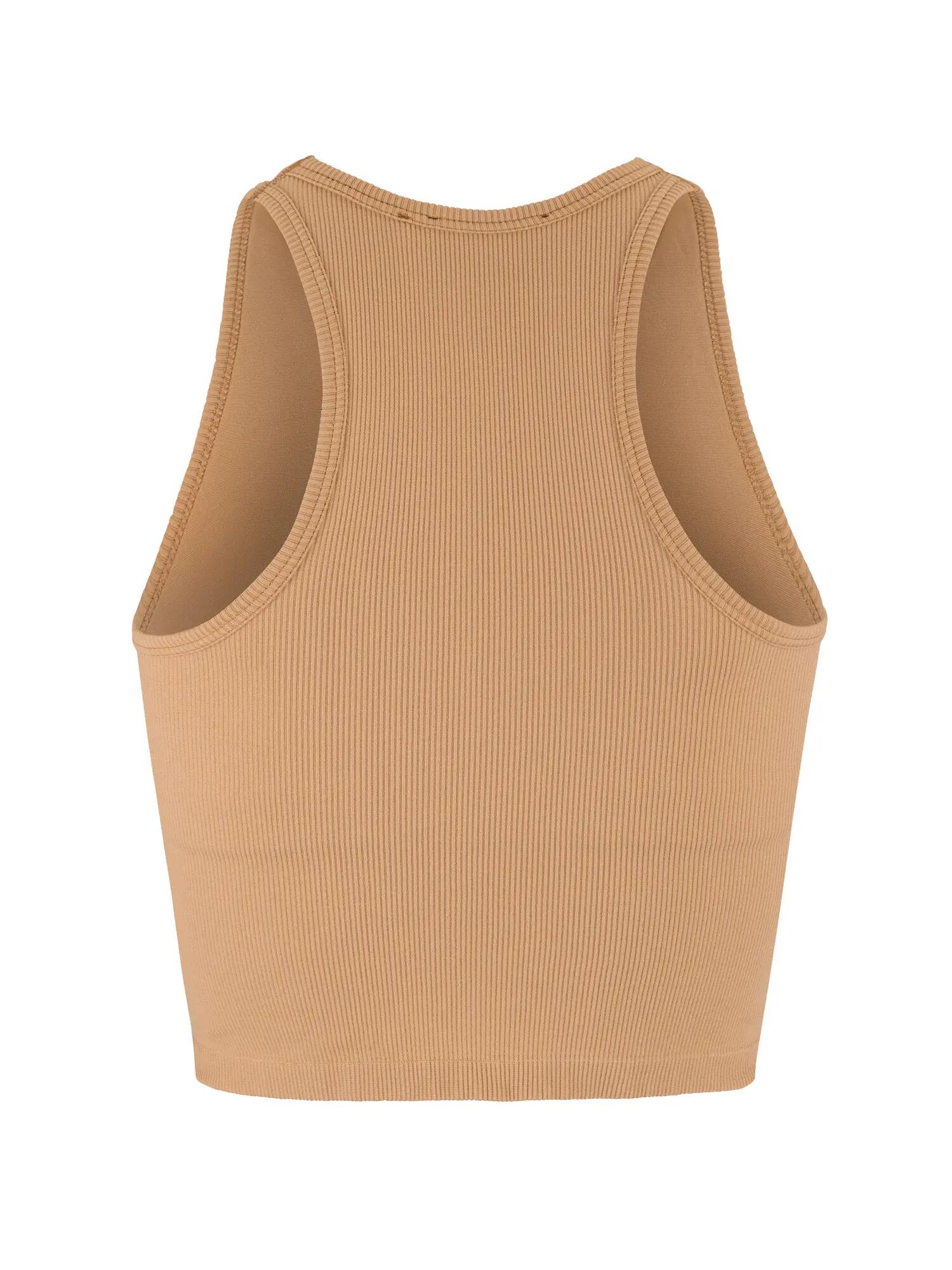 Collective Rib Tank Top W top justo em malha canelada – Syrup 6/7