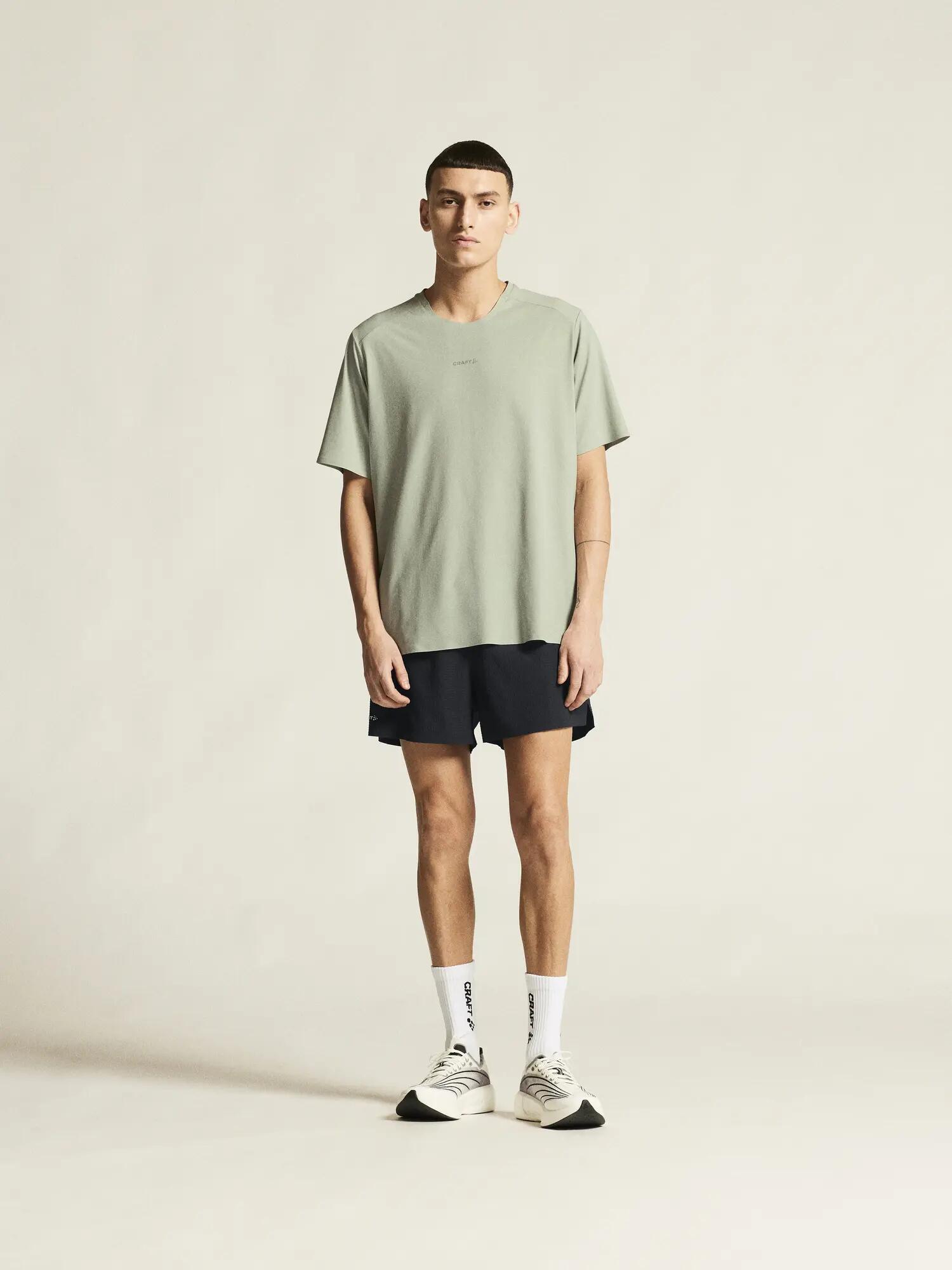 craft Hypervent Tee M – tee-shirt training respirant – Pigeon 4/7