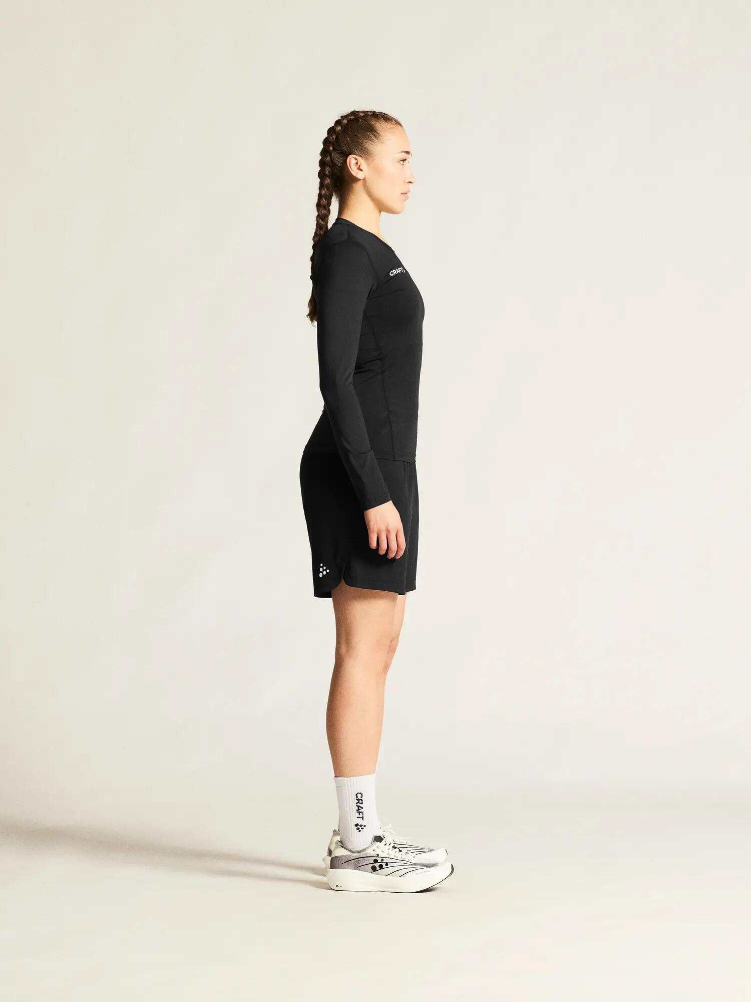 craft T-shirt manga longa Ability Baselayer LS W – leve e ajustada – Black 5/7