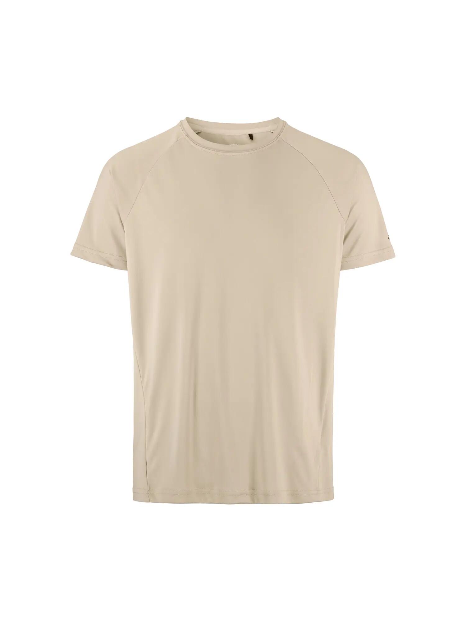 craft CORE Unify Training Tee M – Trainingsshirt aus recyceltem Polyester – Hay 1/7