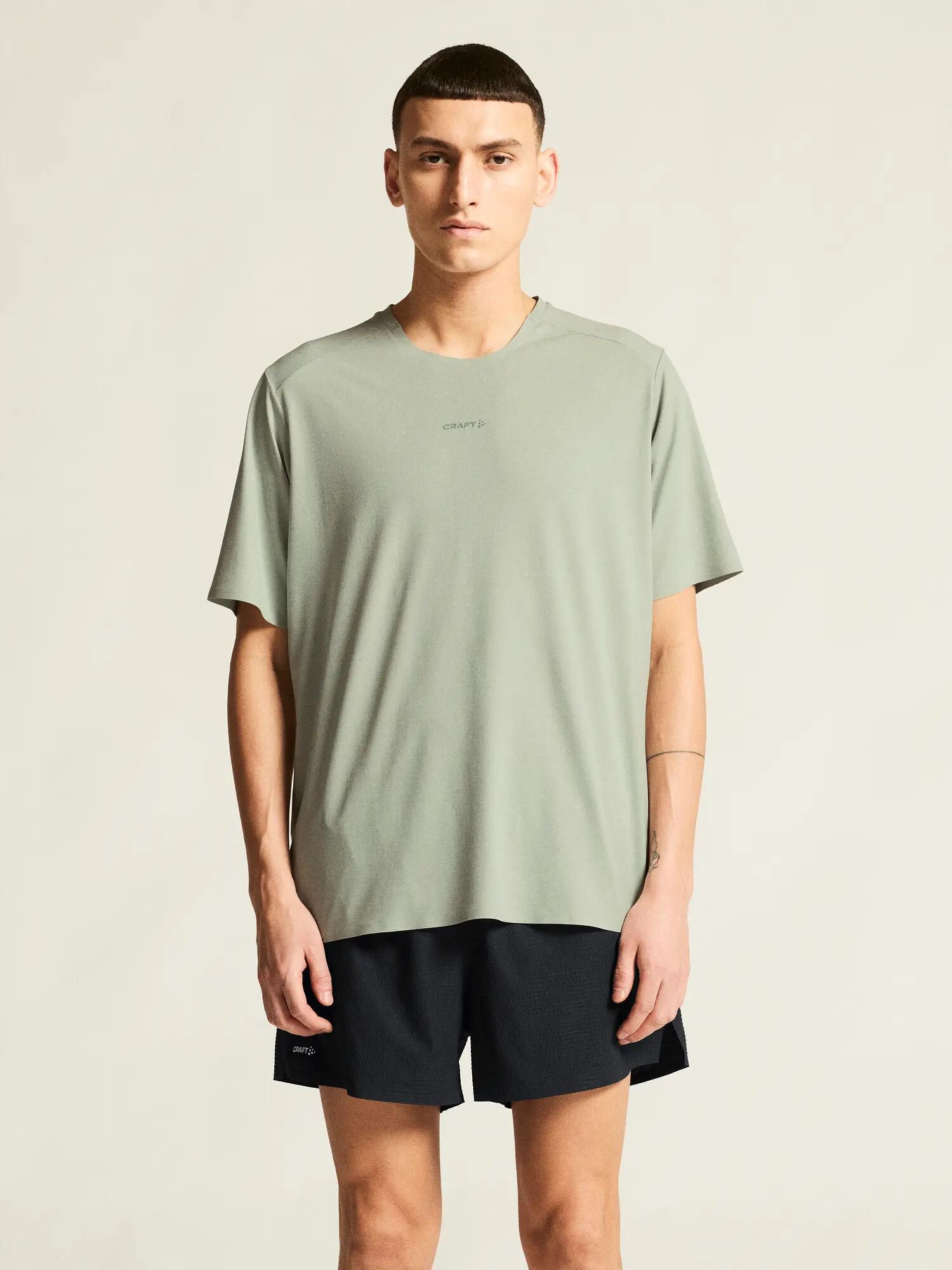 craft Hypervent Tee M – tee-shirt training respirant – Pigeon 3/7