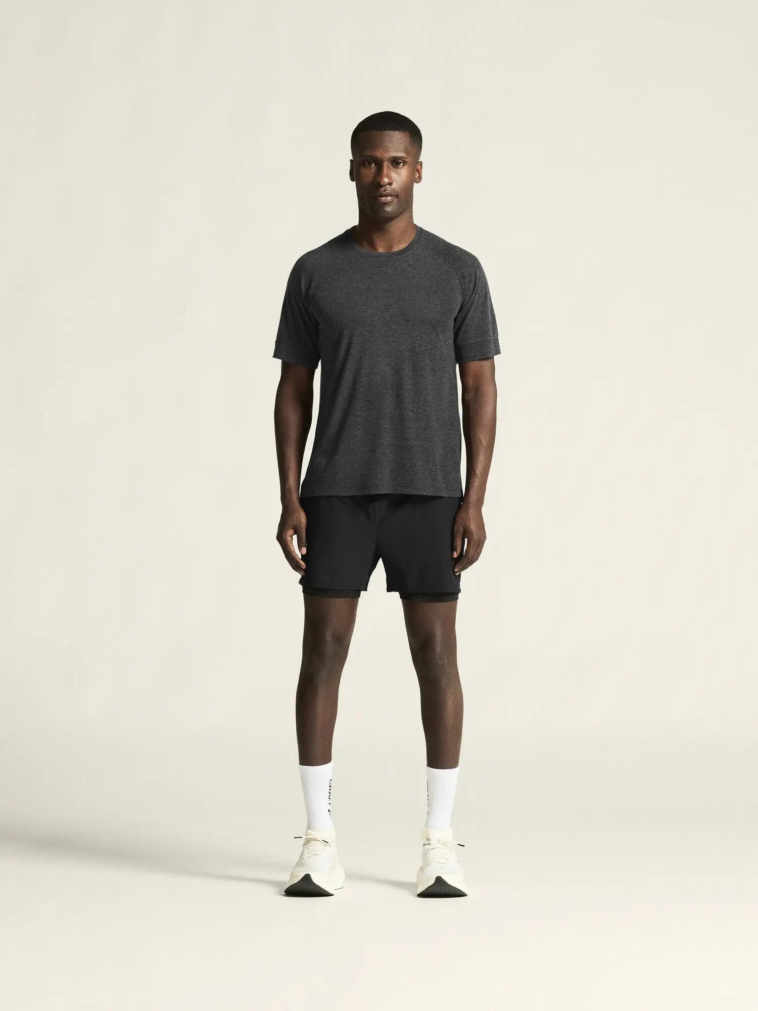 craft Wool SS Tee M T-shirt manches courtes en polyester recyclé et laine – 6/7