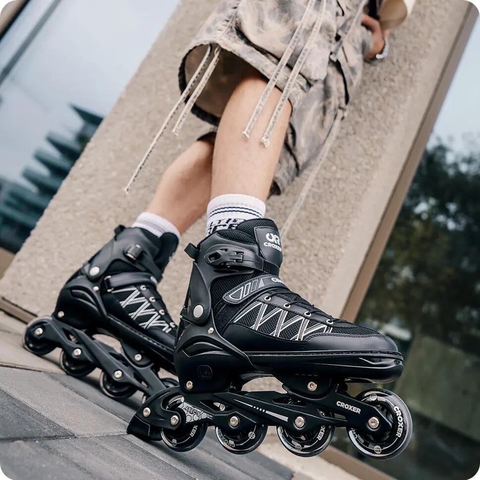 Verstelbare Rolschaatsen Torch Zwart 7/7