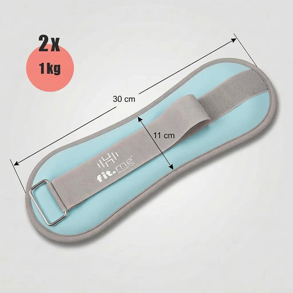 Neoprenowe obciążniki ciężarki na kostki nadgarstki ręce nogi 2 x 1kg 2/7