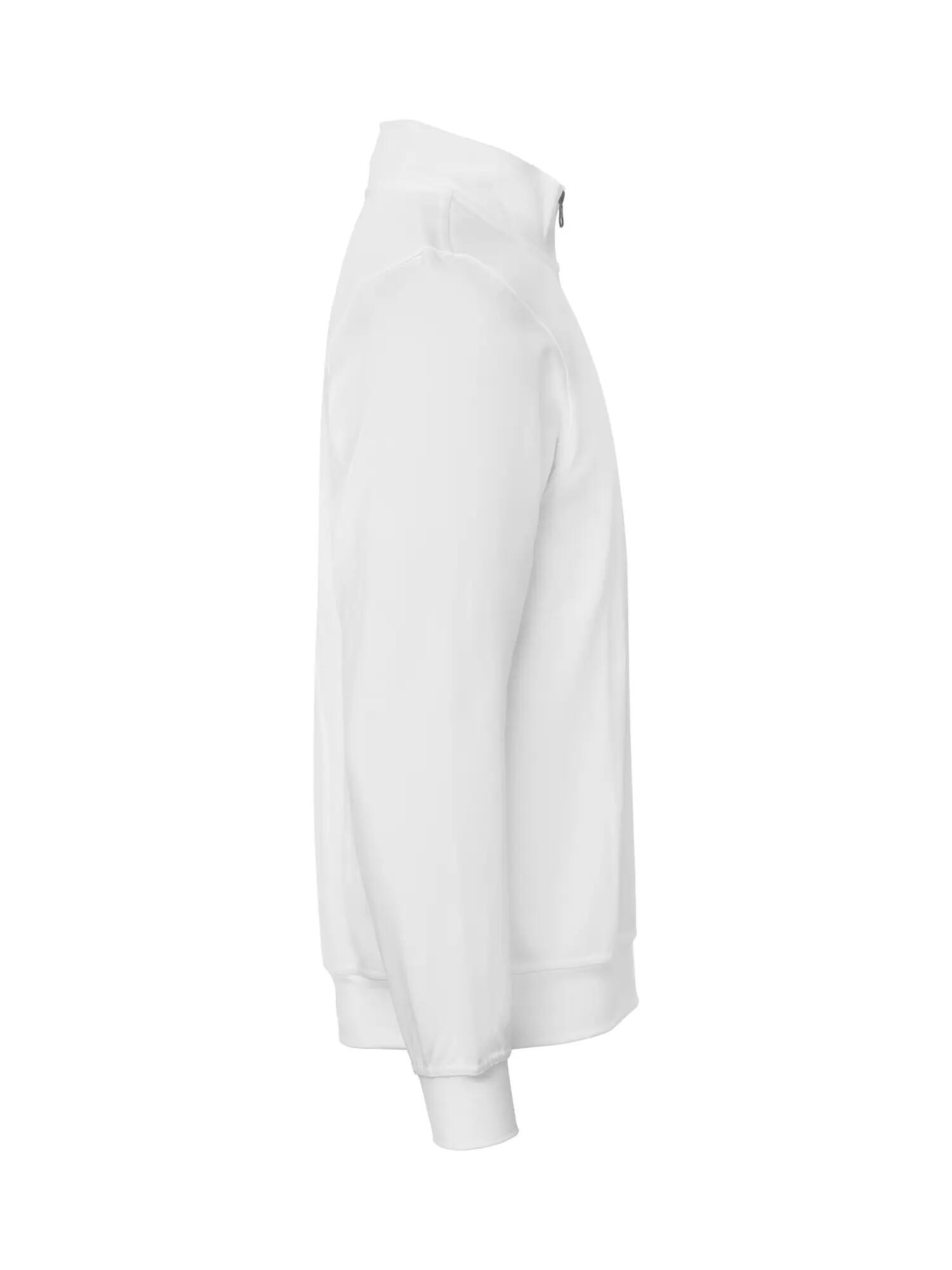 clique Basic Cardigan w materiale sweatshirt - biały – white 4/4