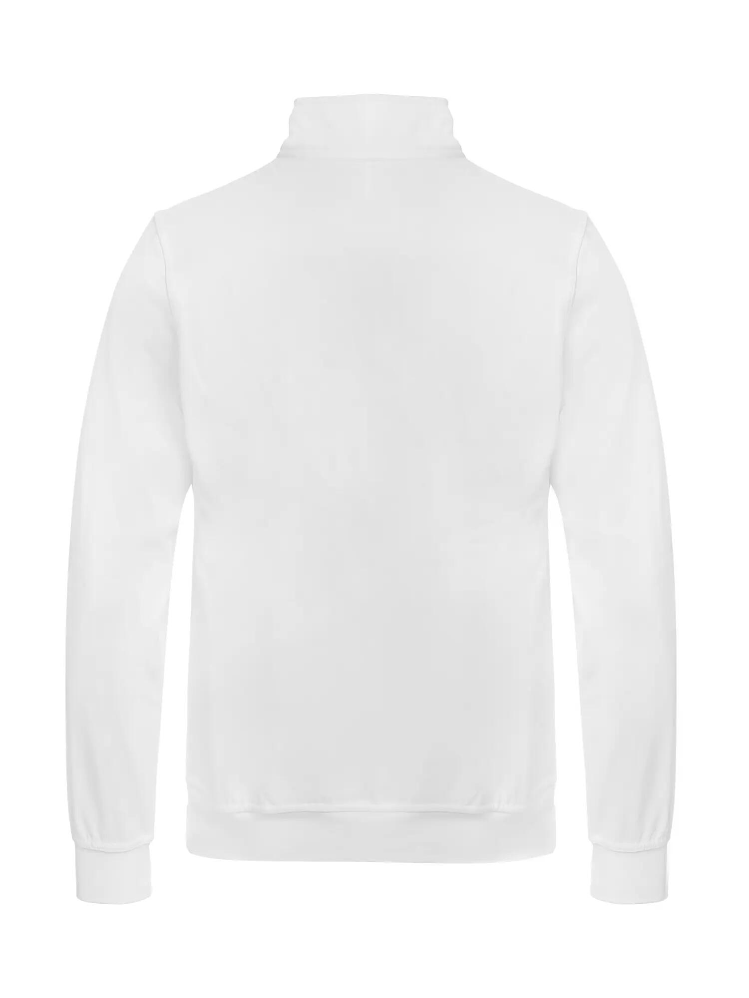clique Basic Cardigan w materiale sweatshirt - biały – white 3/4