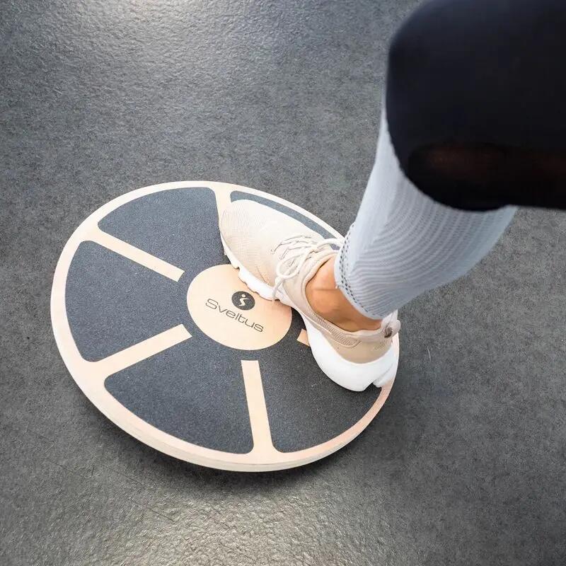 SVELTUS WOOD BALANCE BOARD STABILITY EGYENSÚLY DESZKA 5/6