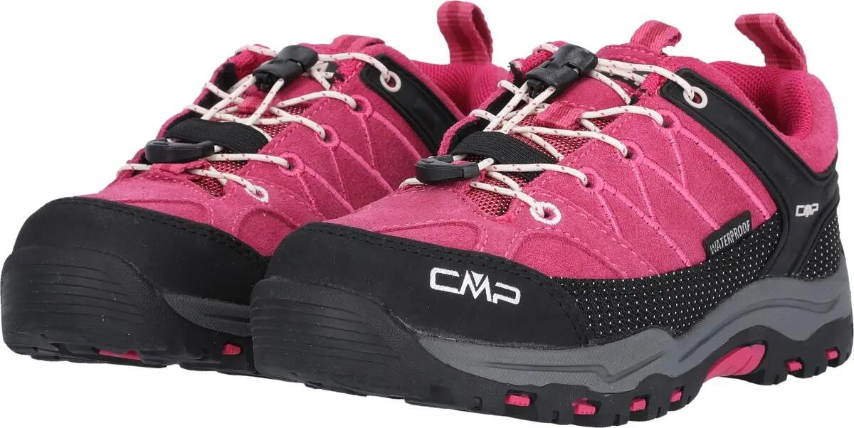 cmp Kids Rigel Low Shoe WP Jr. lage leren kinderschoen – 10HC Geraneo-Off White 4/7
