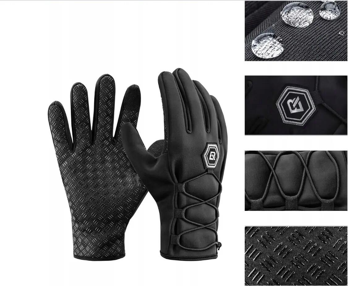 Rękawiczki sportowe unisex Rockbros S077-6BK 4/6