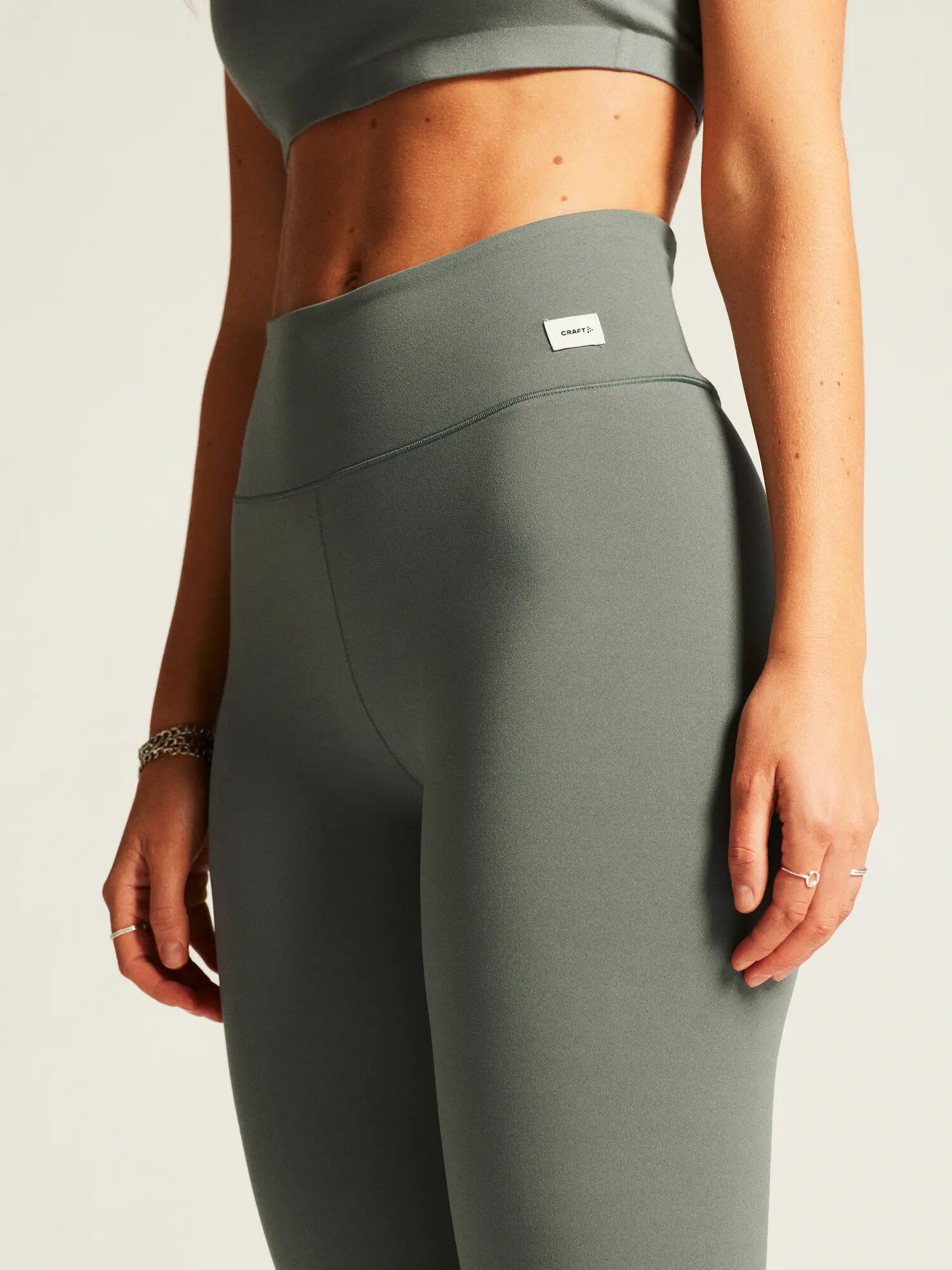 craft Collective 7/8 Tights W — hohe Taille, recyceltes Material – Leaf 5/7