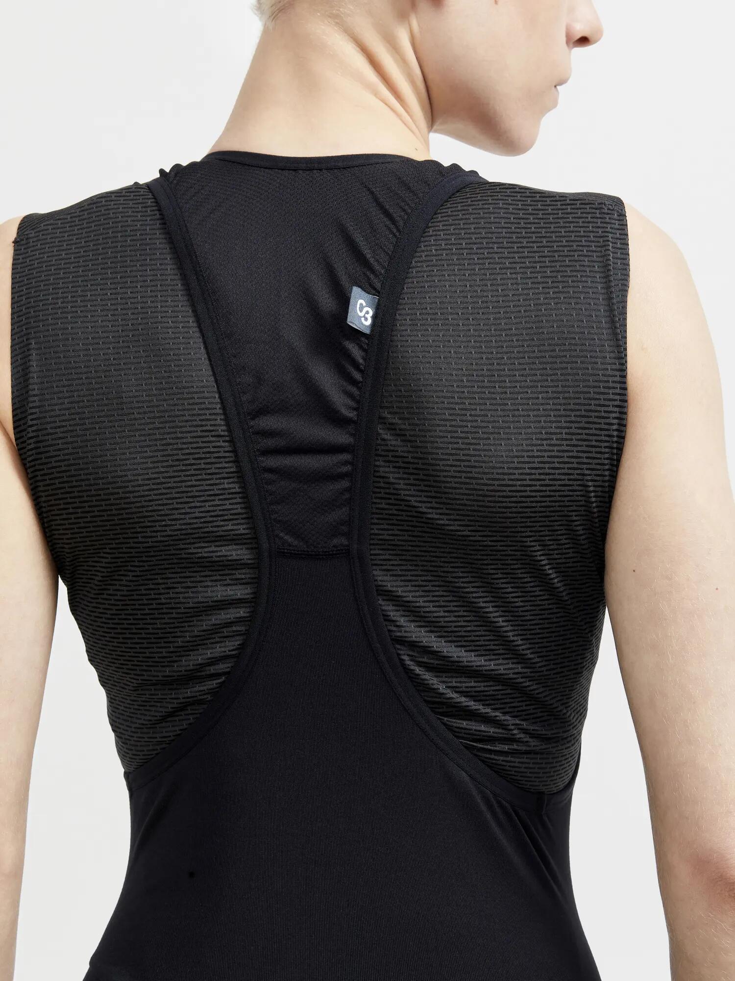 craft Core Bike SubZ Wind Bib Tights W – Winddichte, warme fietsbroek met 5/7