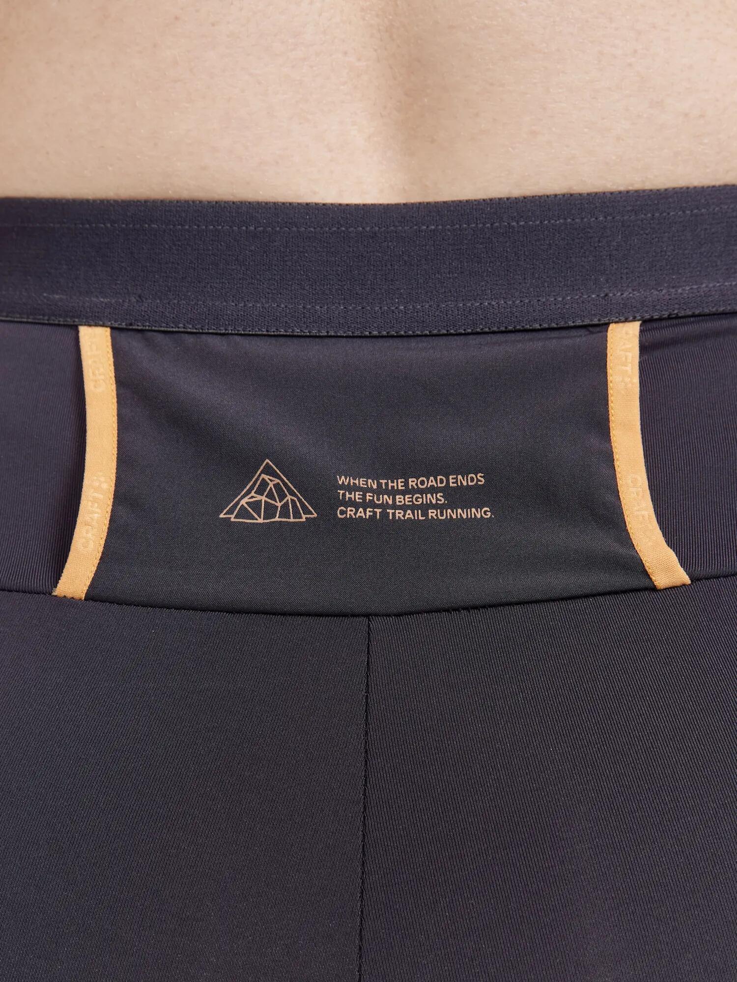 craft PRO Trail Tights W – Trail-Tights aus recyceltem Polyamid – Slate-Desert 4/7