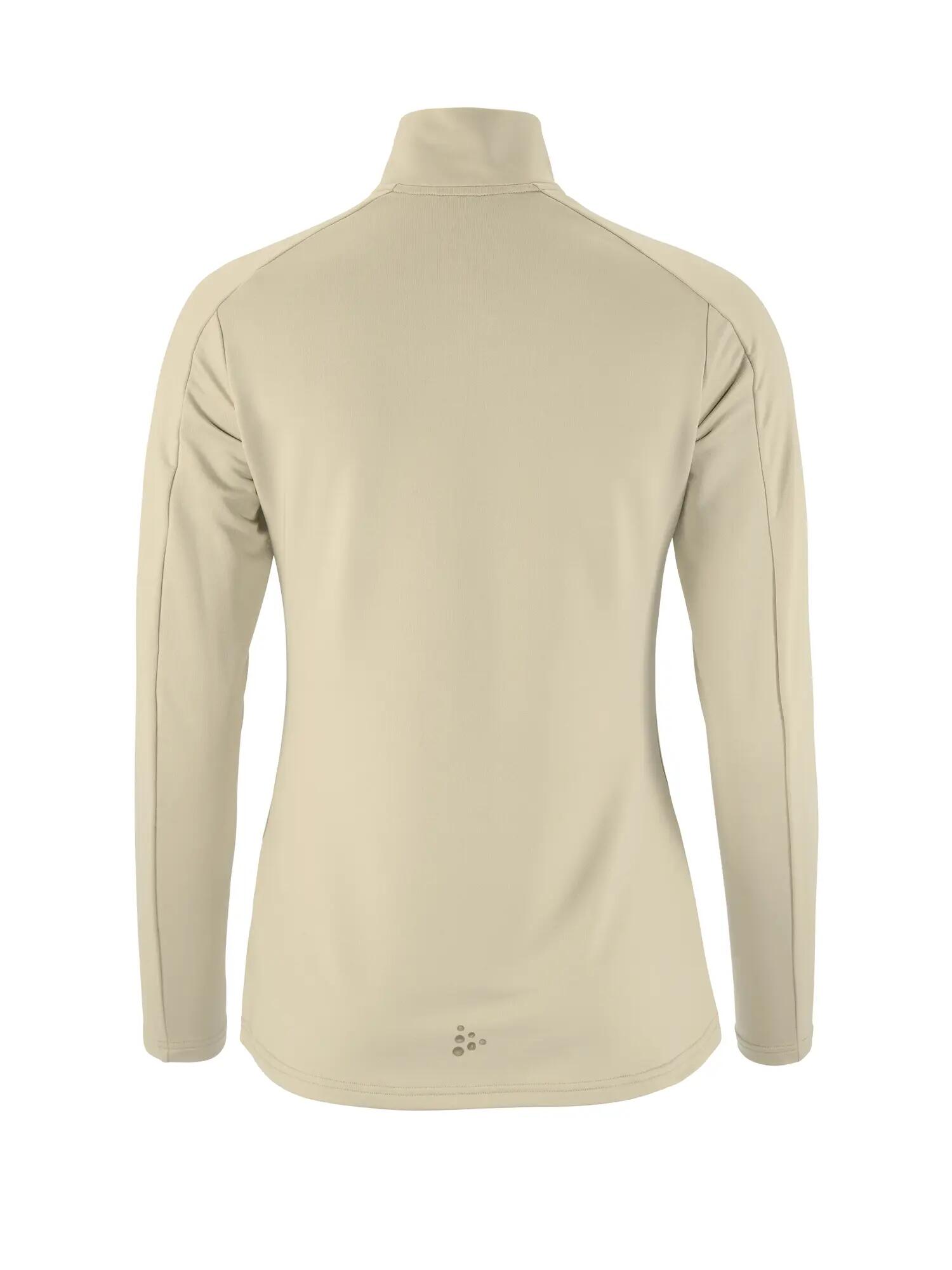 craft Gain Midlayer W Halb-Zip in weichem Stoff – Plaster 2/7