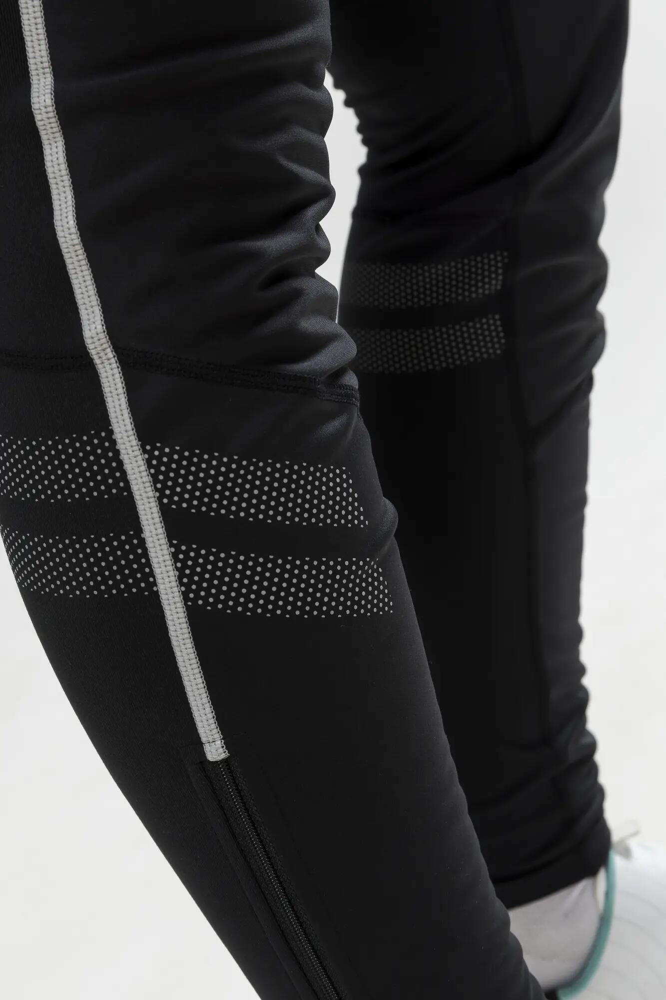 craft Ideal Wind Tights W – Radhose mit winddichter Vorderseite – Black 7/7