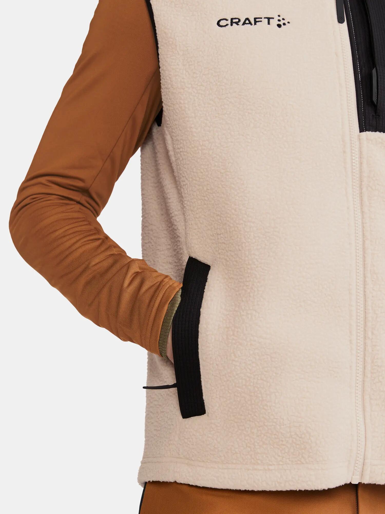 craft ADV Explore Pile Fleece Vest M - Warme fleecebodywarmer gerecycled 3/7